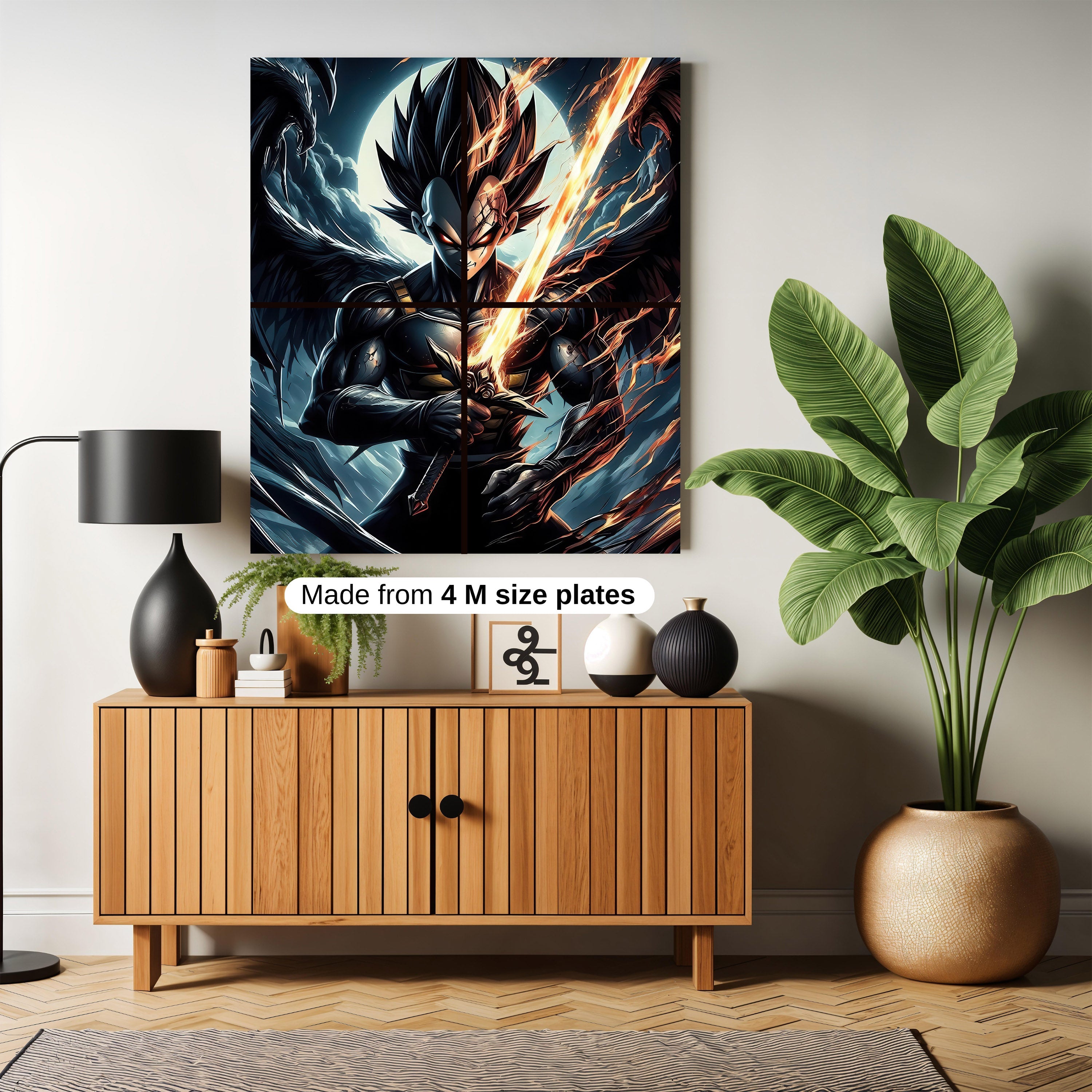 Vegeta Aflame