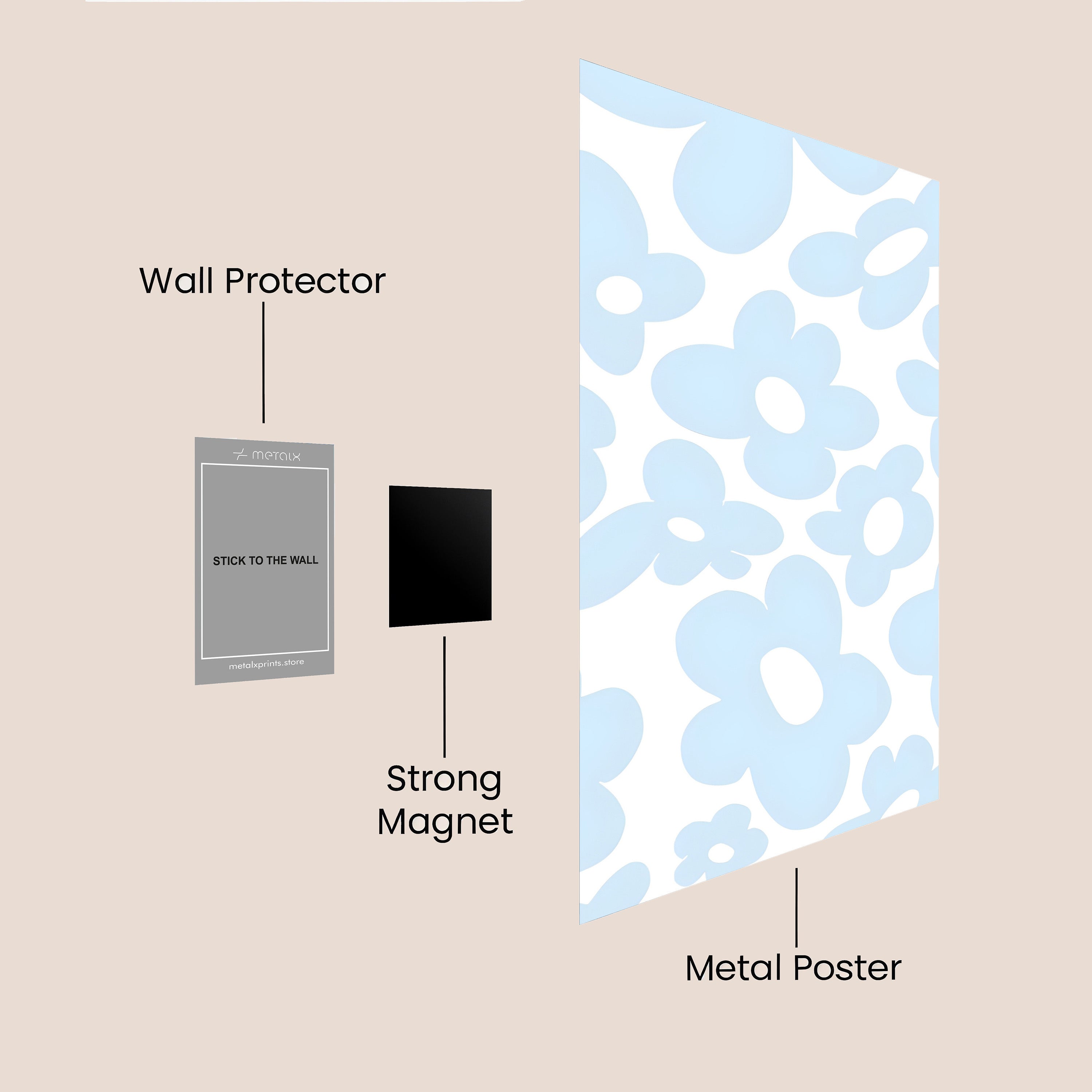 Flower wall art work