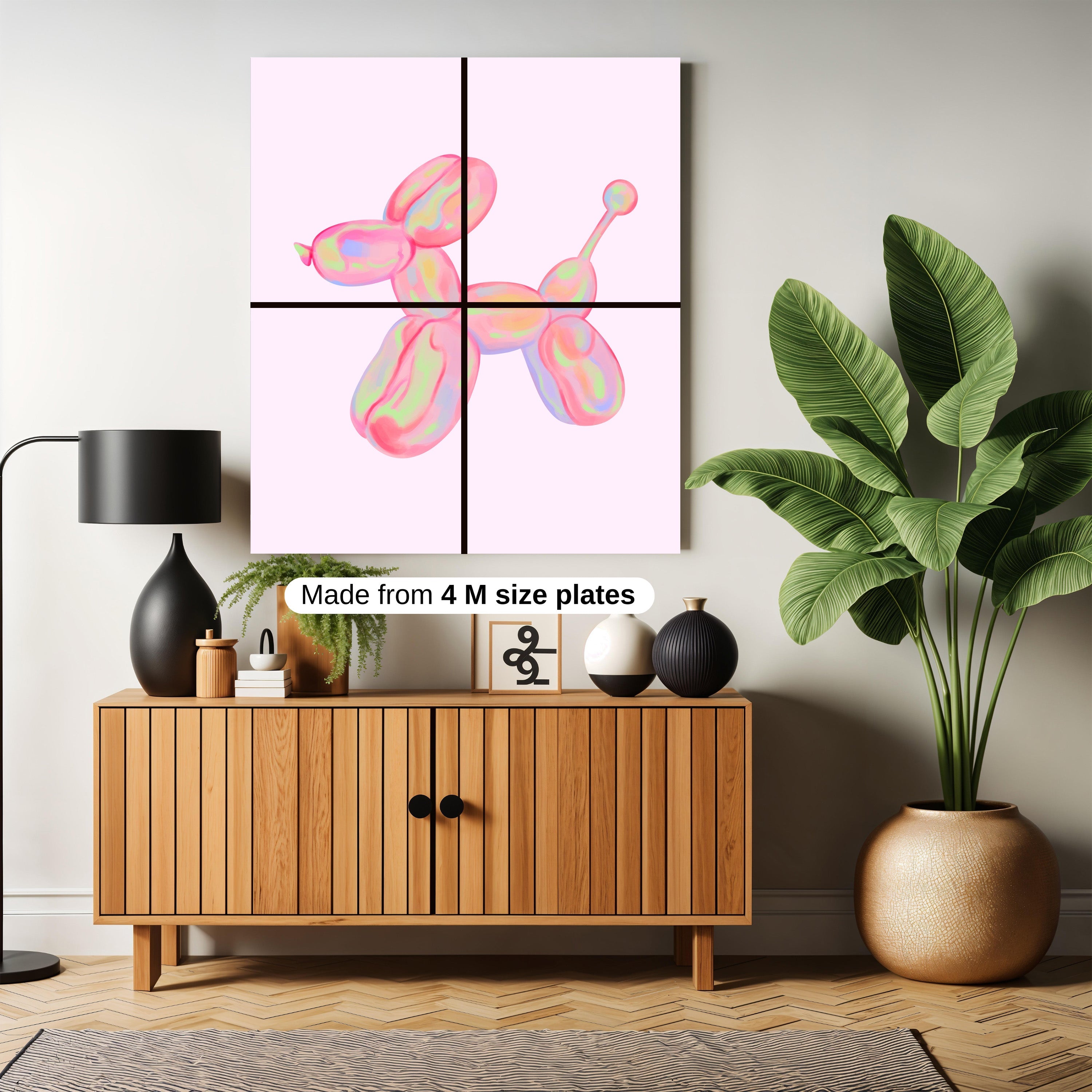Pink Balloon Dog art work
