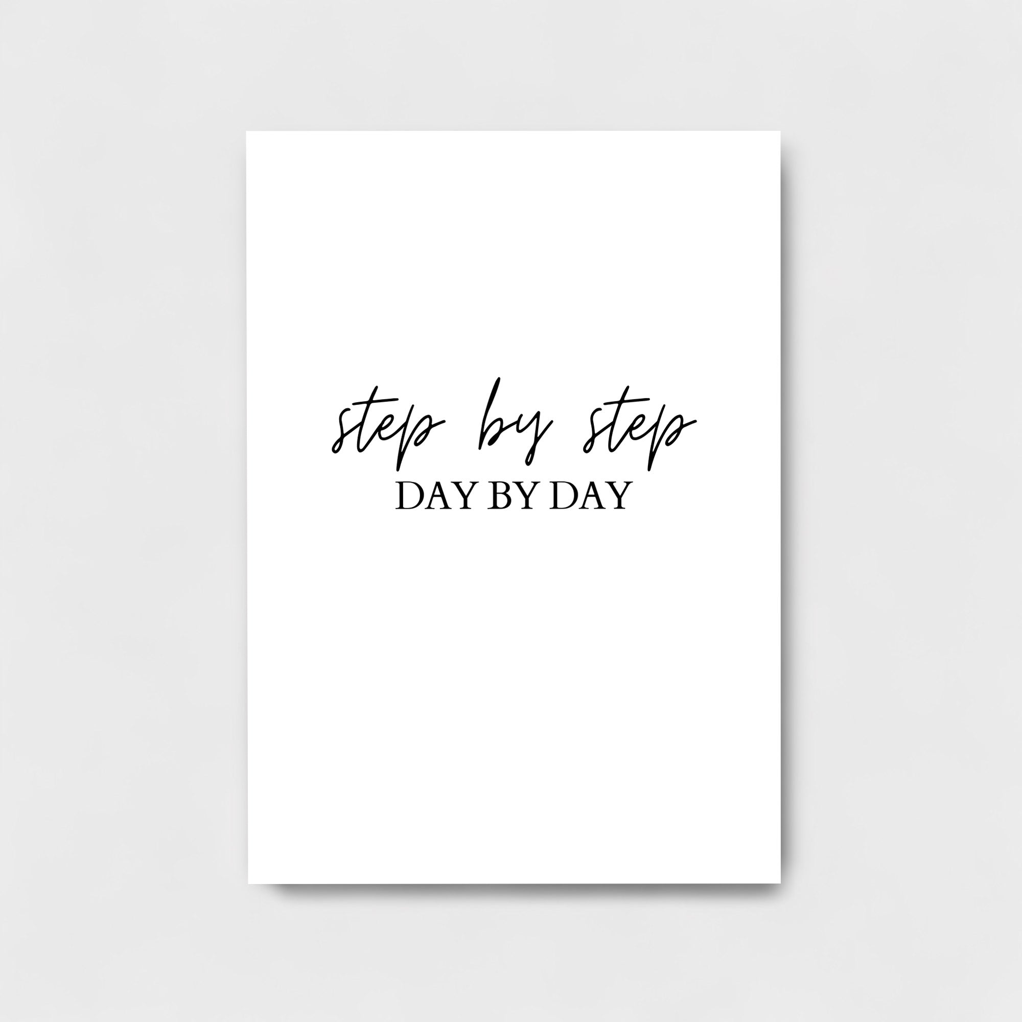 STEP BY STEP