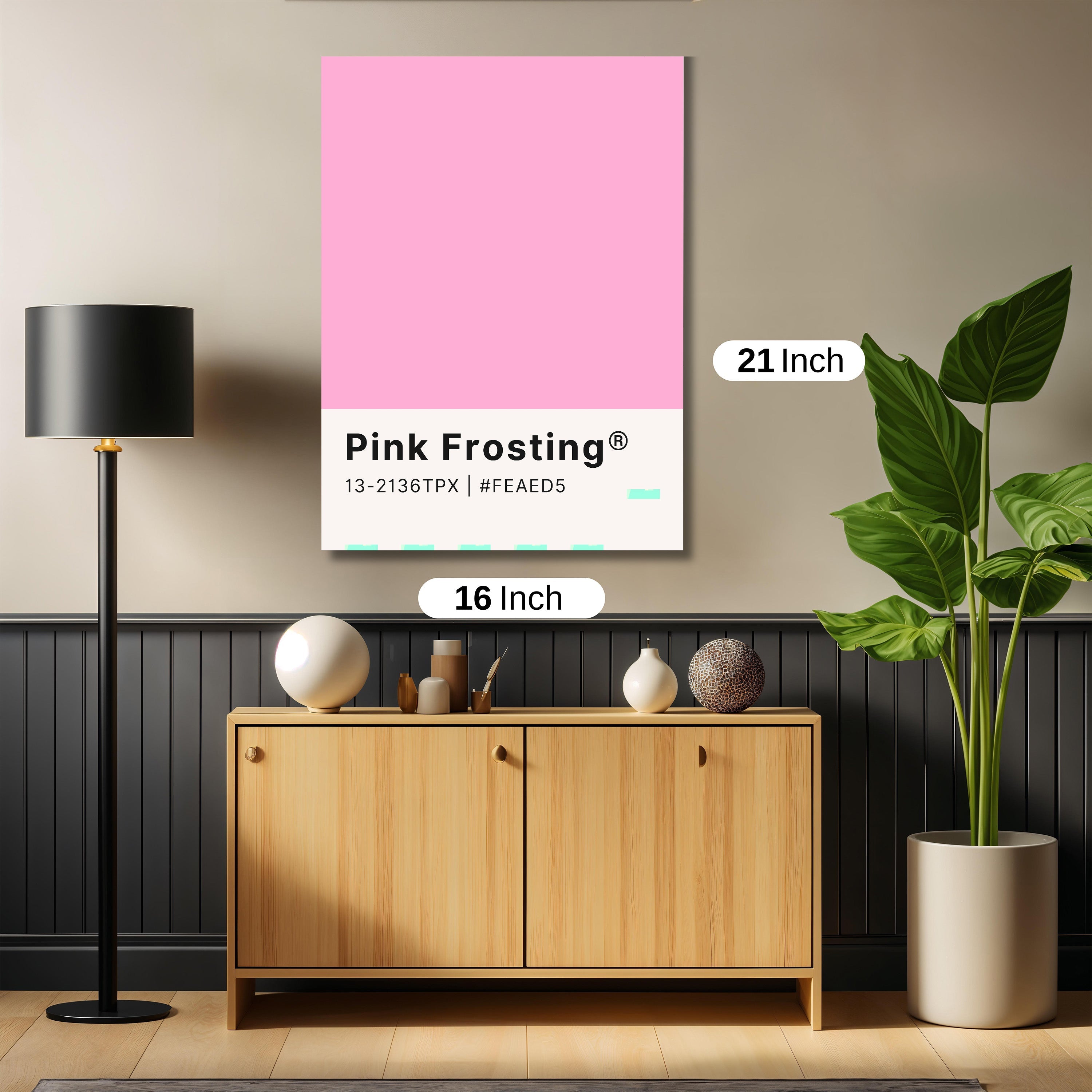 Pink frosting color palette