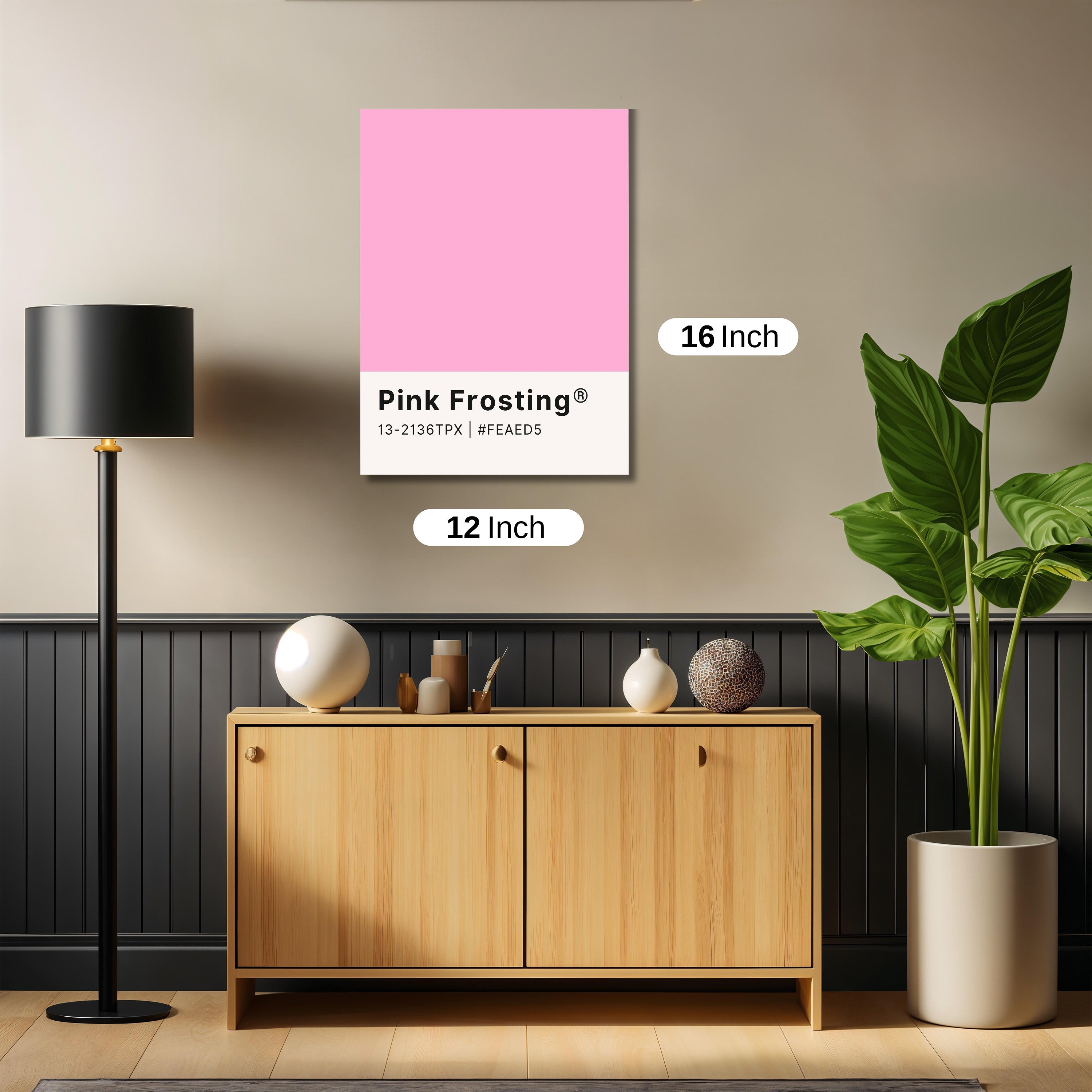 Pink frosting color palette