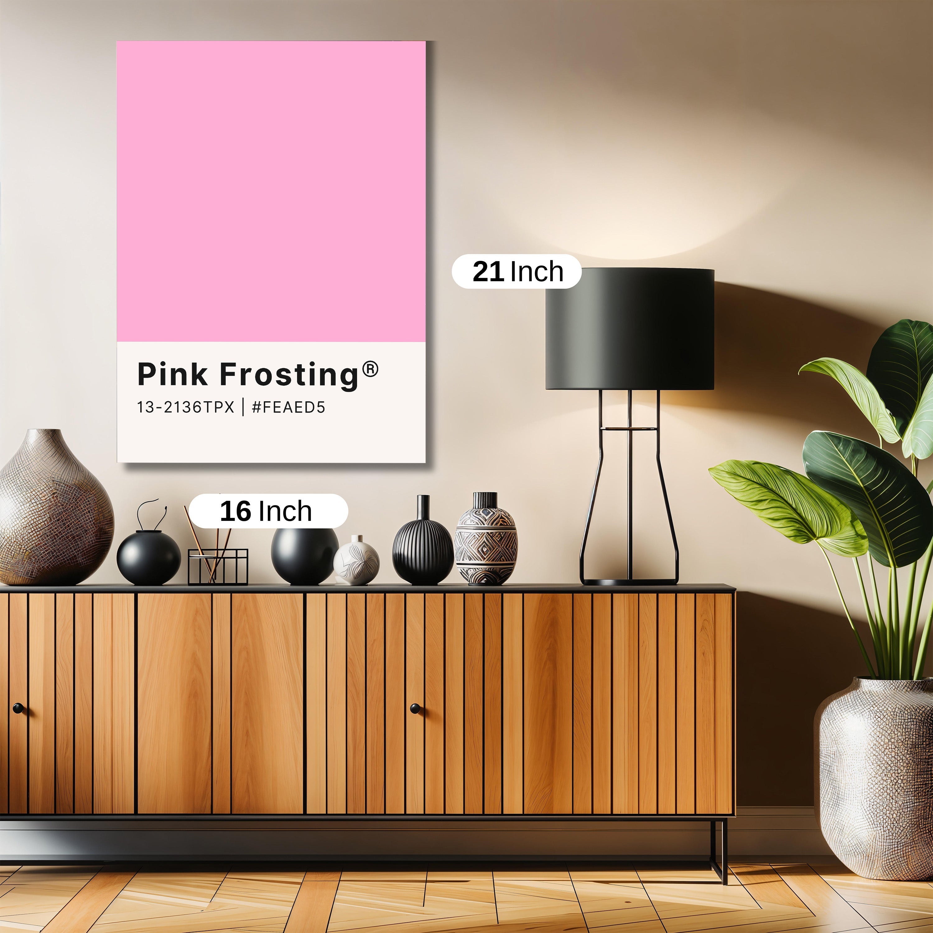 Pink frosting color palette