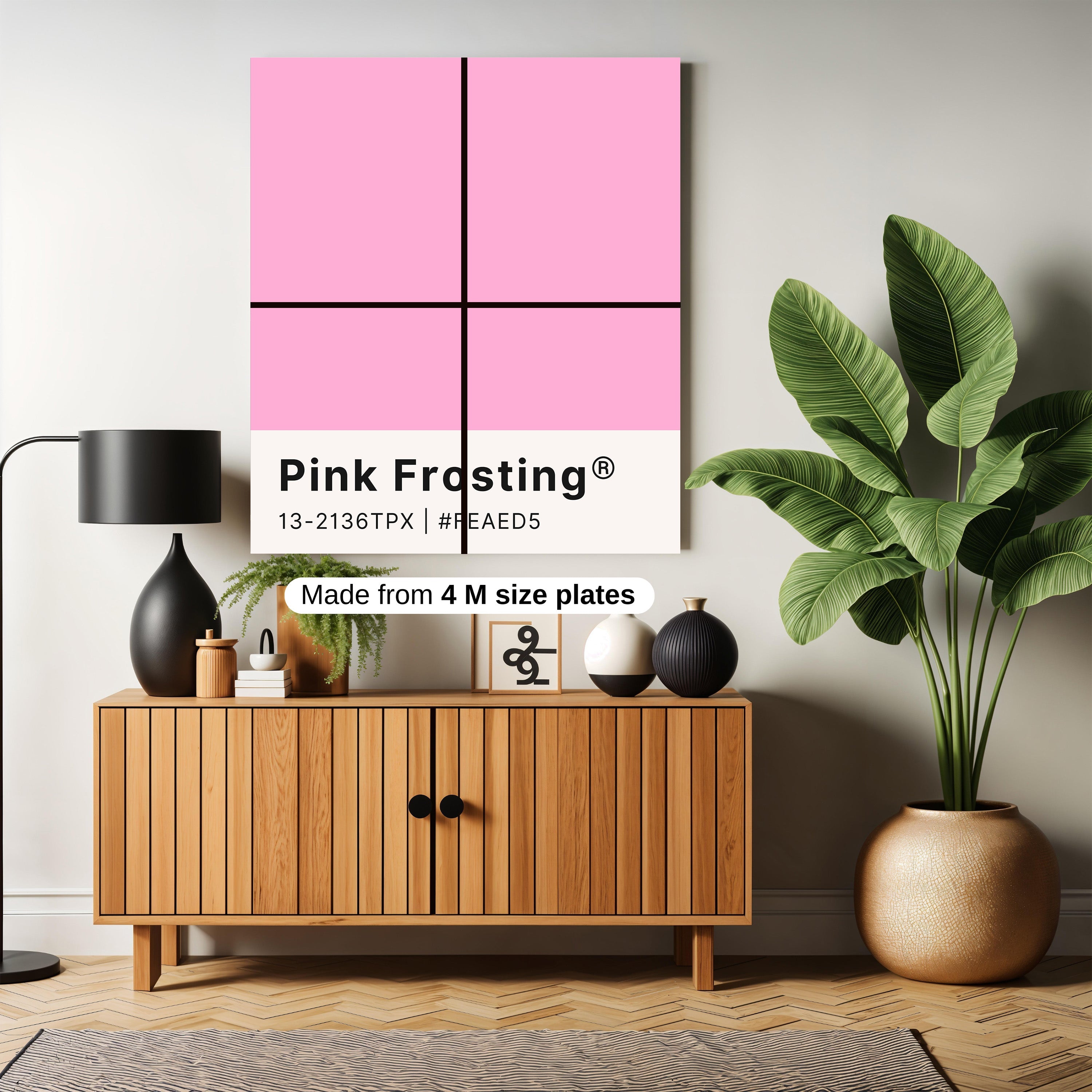 Pink frosting color palette