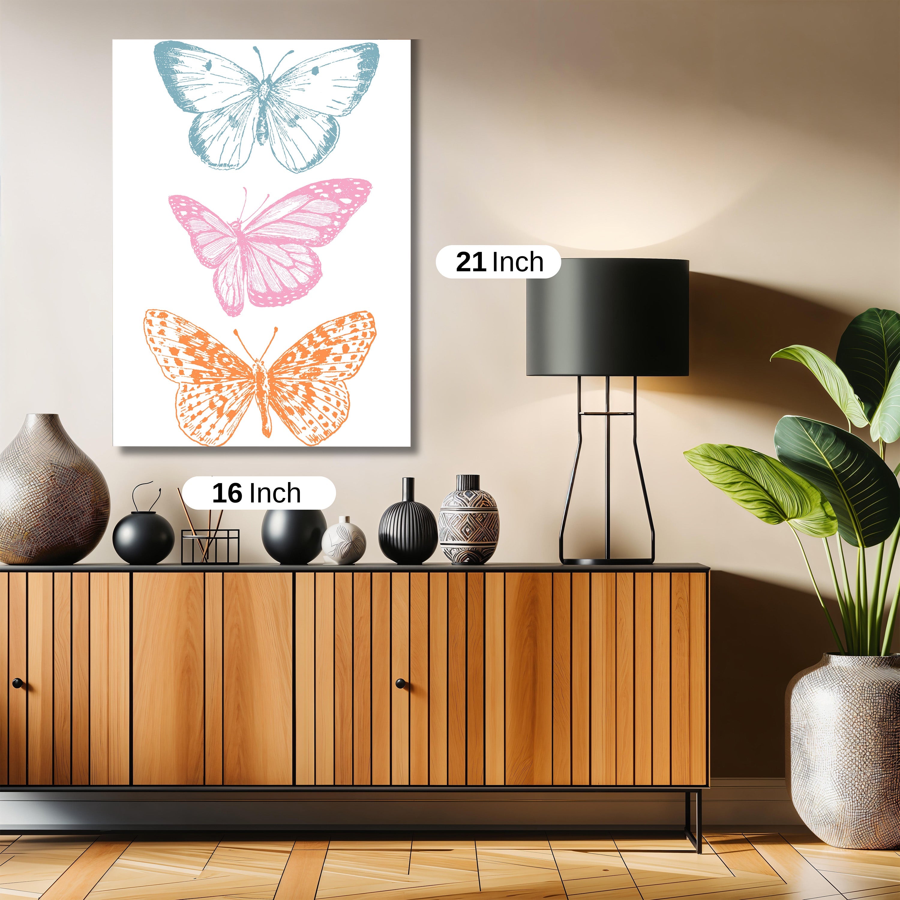 Butterfly wing collage
