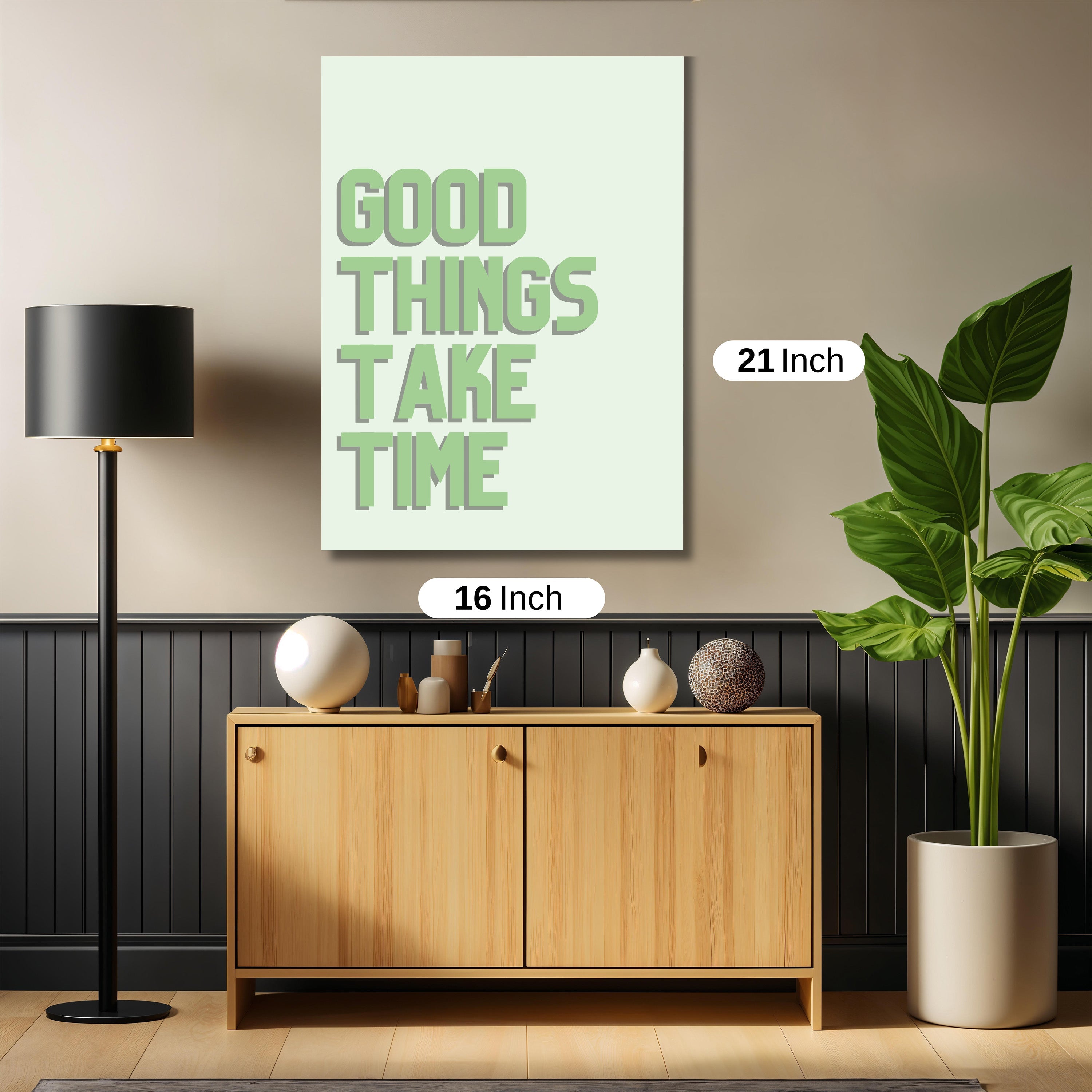 good things take time artwork