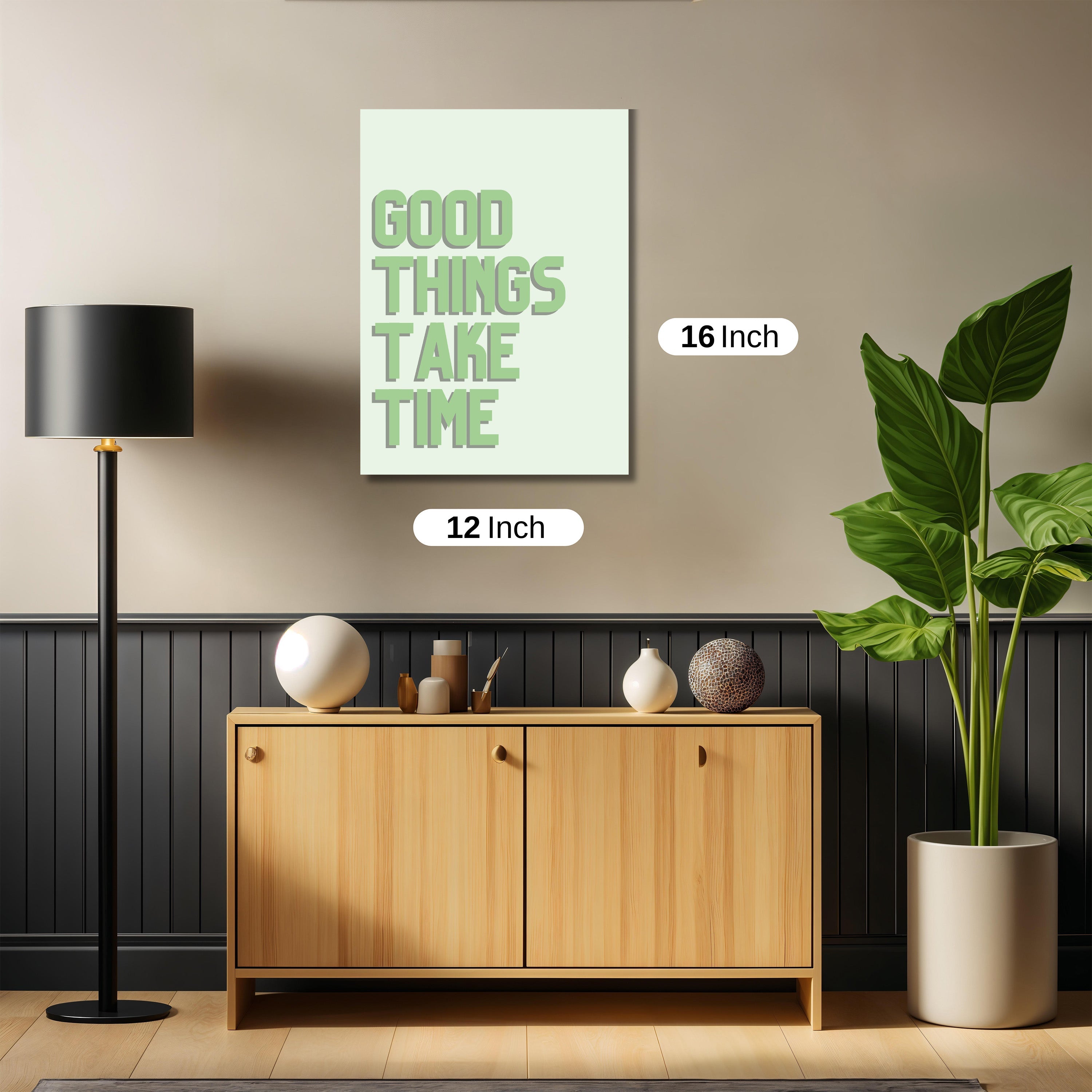 good things take time artwork