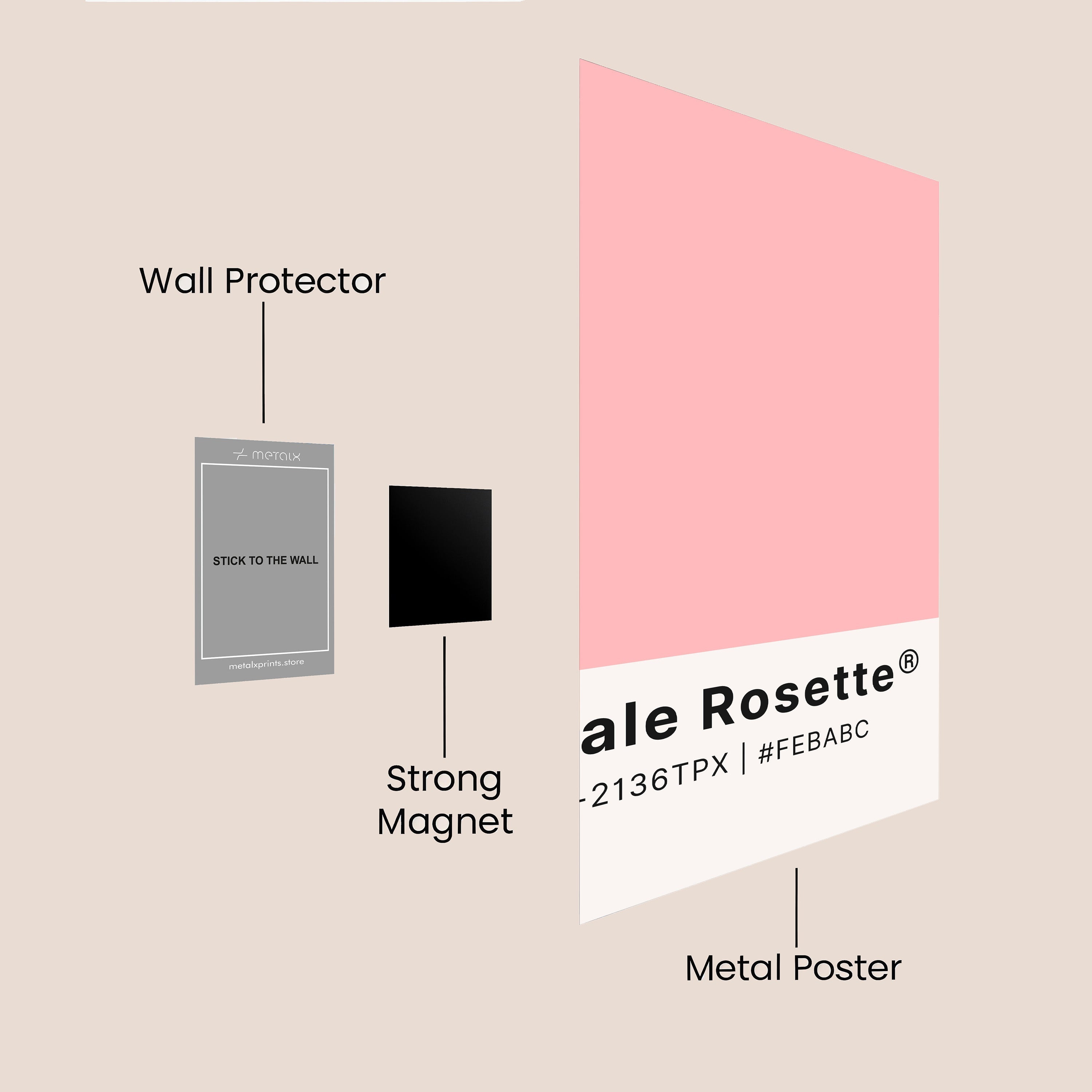 Pale Rosette color palette
