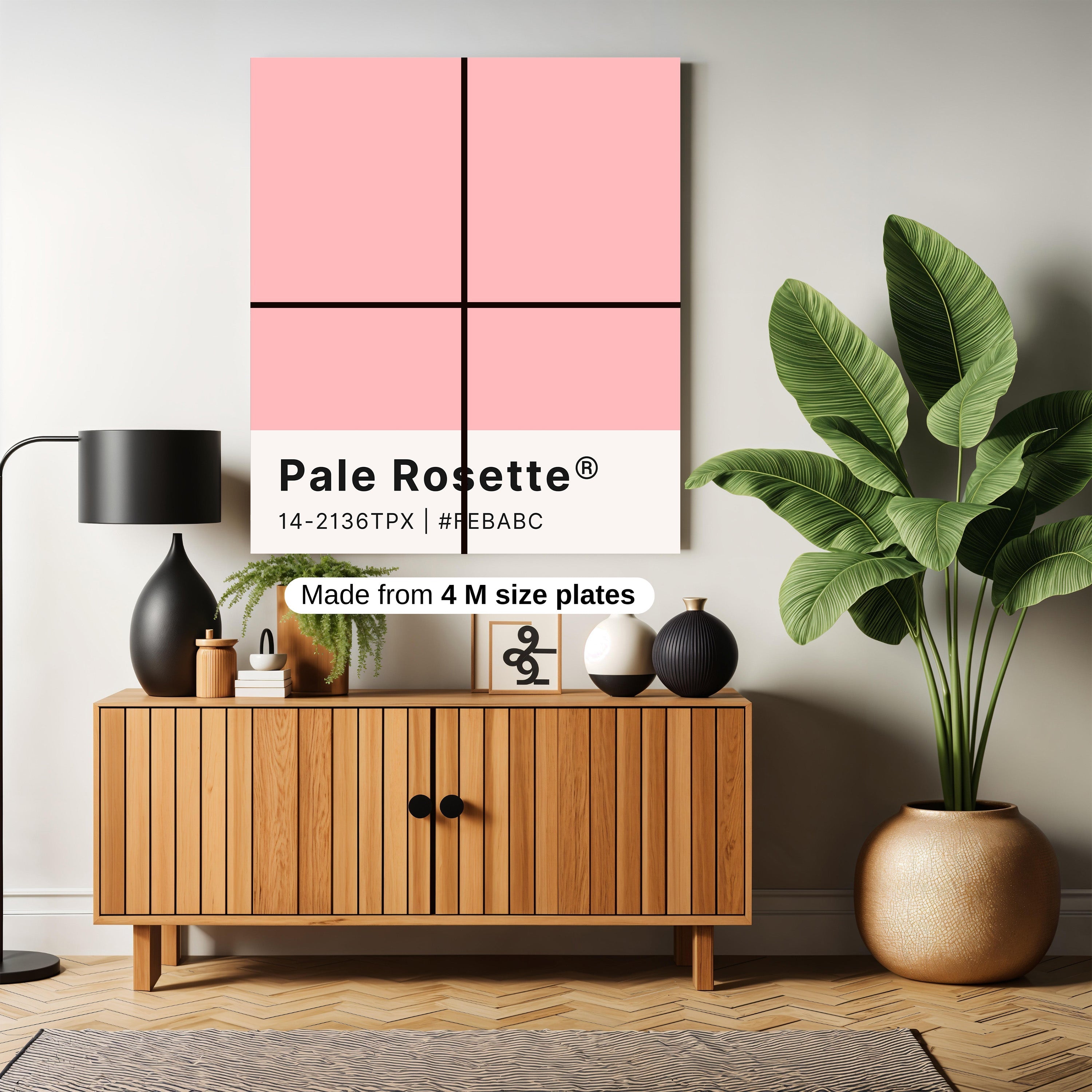 Pale Rosette color palette