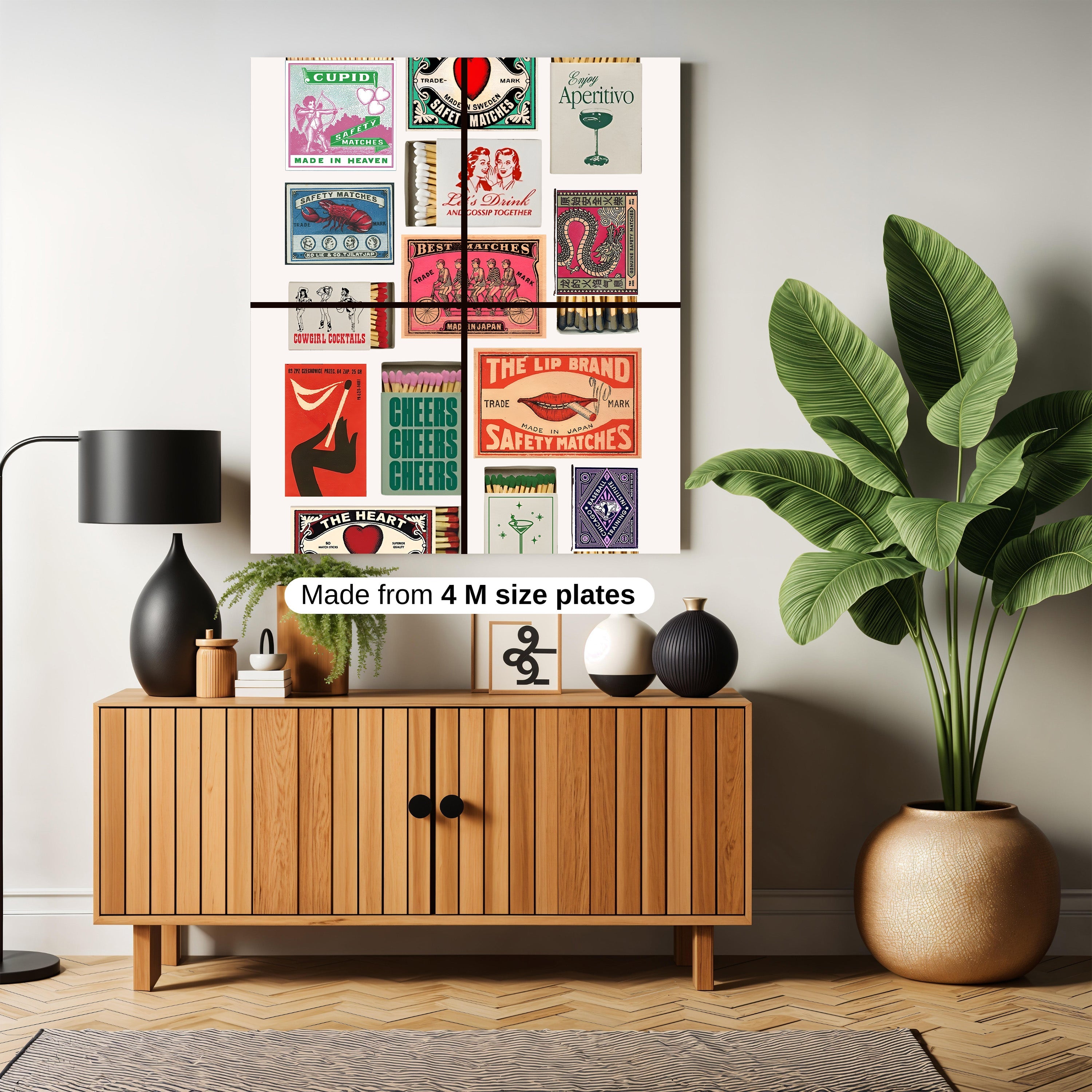 Classic Matchbox Retro Collage