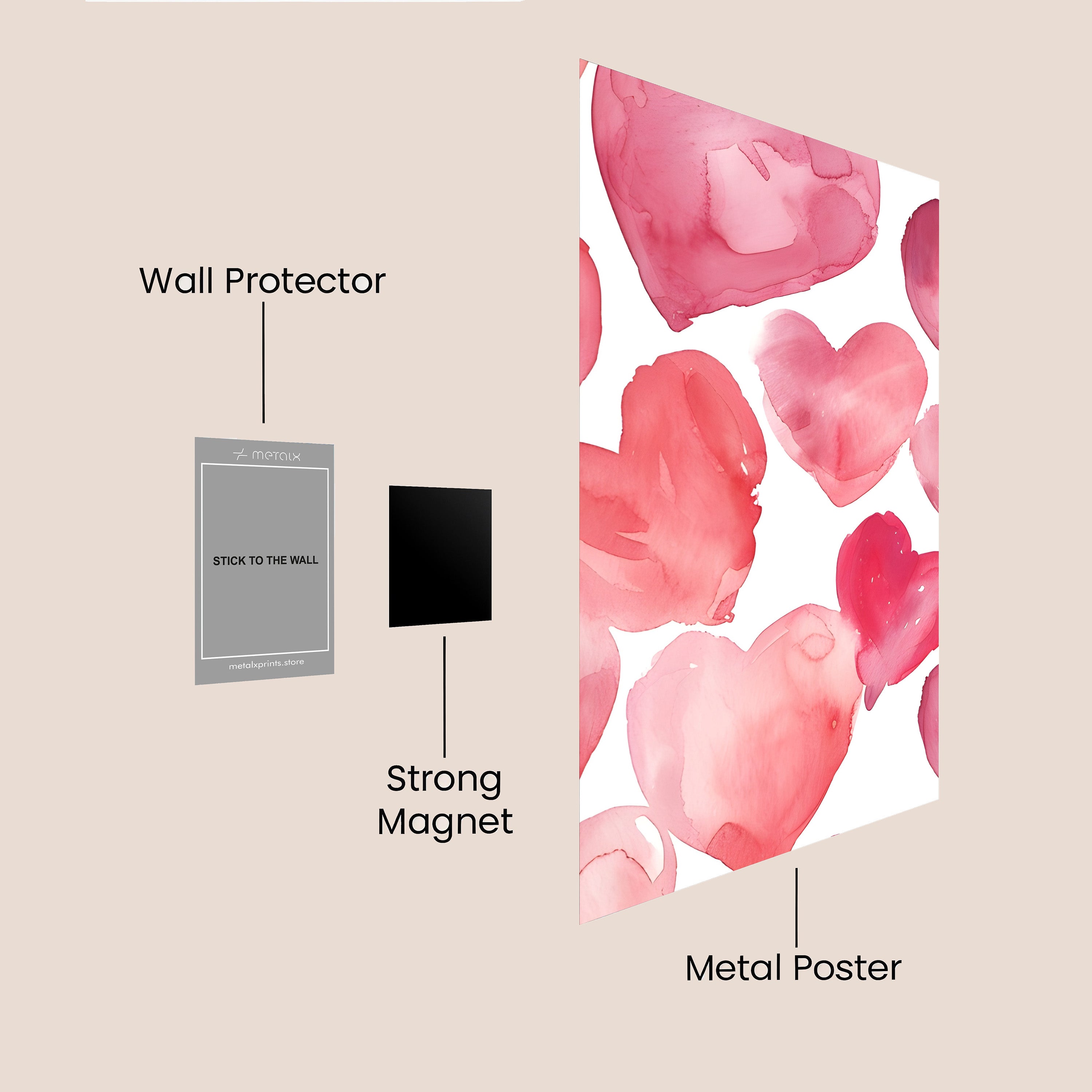 Lots Of Love Hearts Artwork