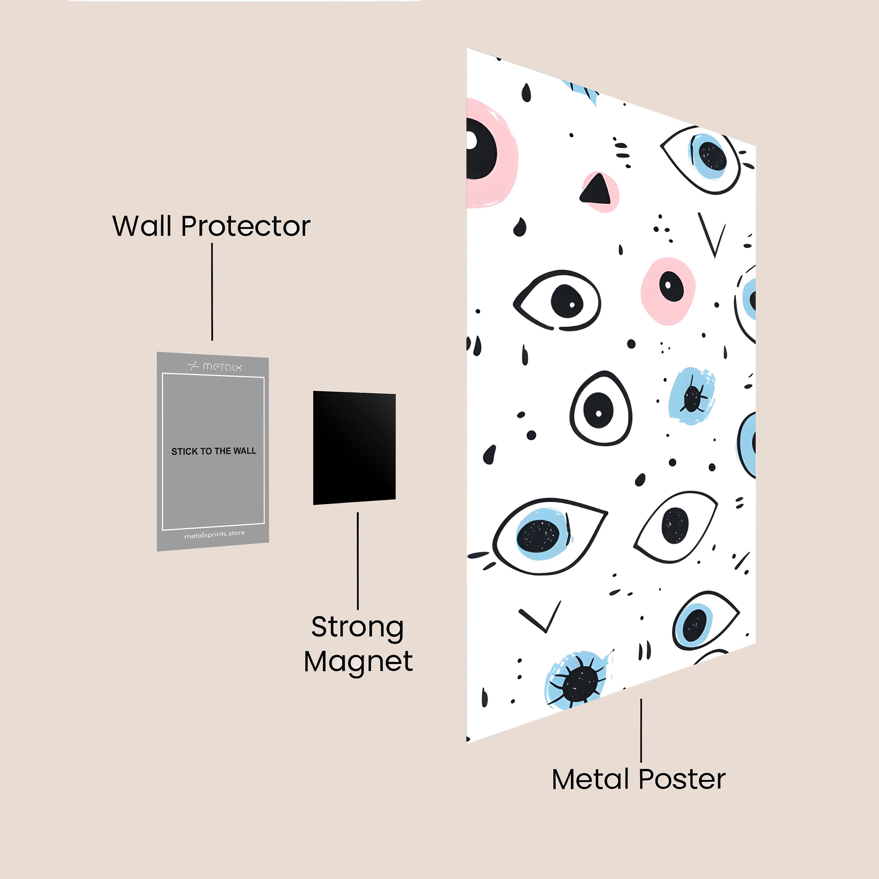 Evil Eyes Sign Artwork