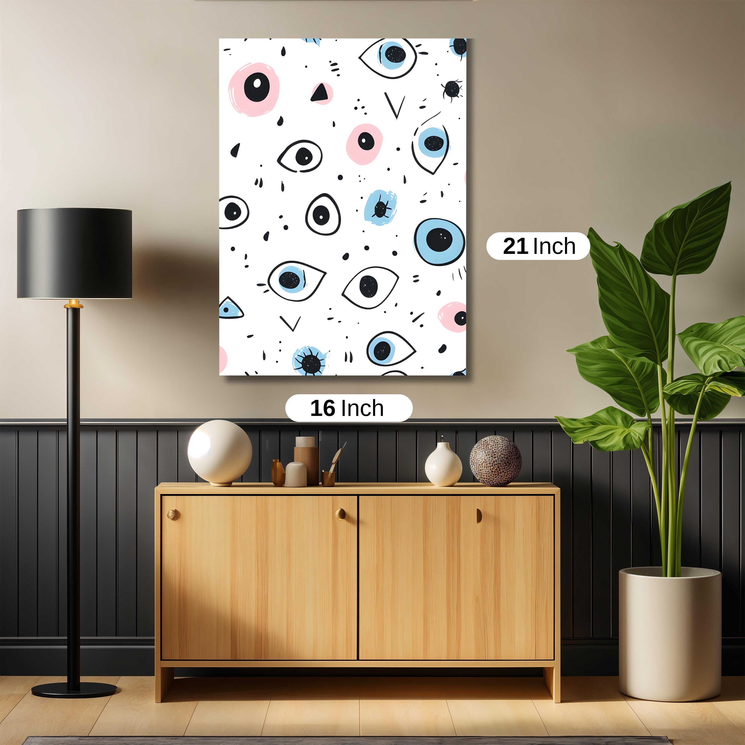 Evil Eyes Sign Artwork