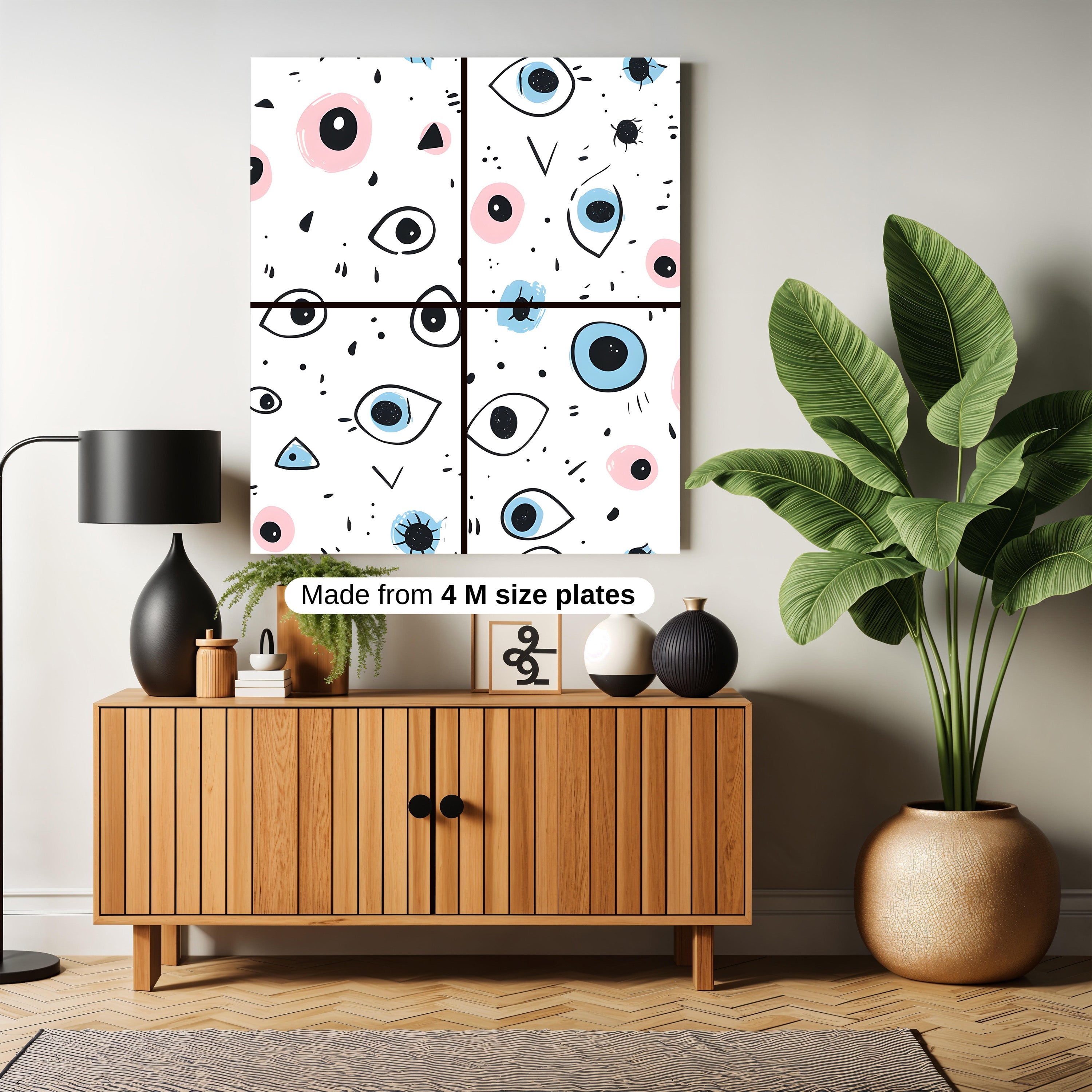 Evil Eyes Sign Artwork