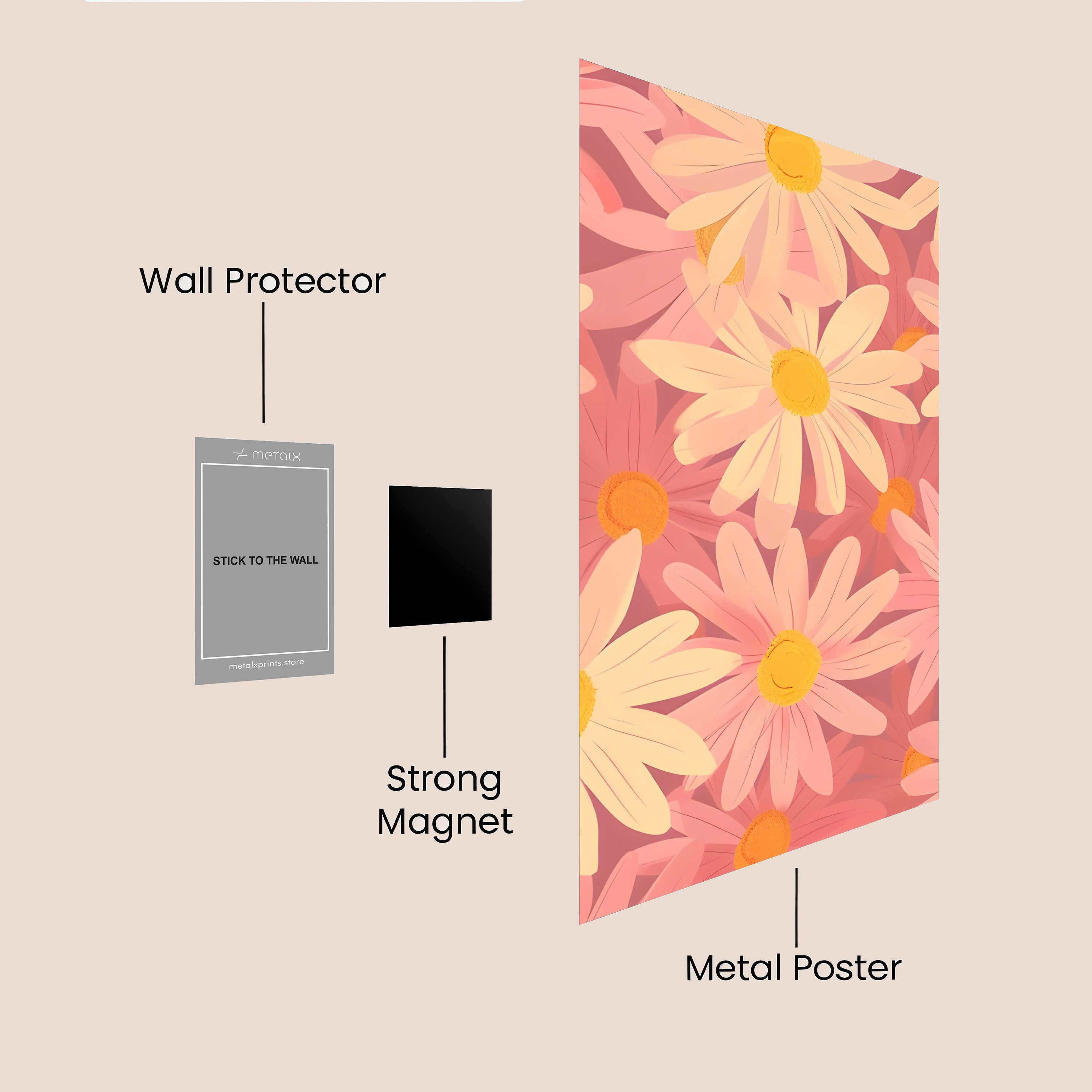 Floral pattern artwork