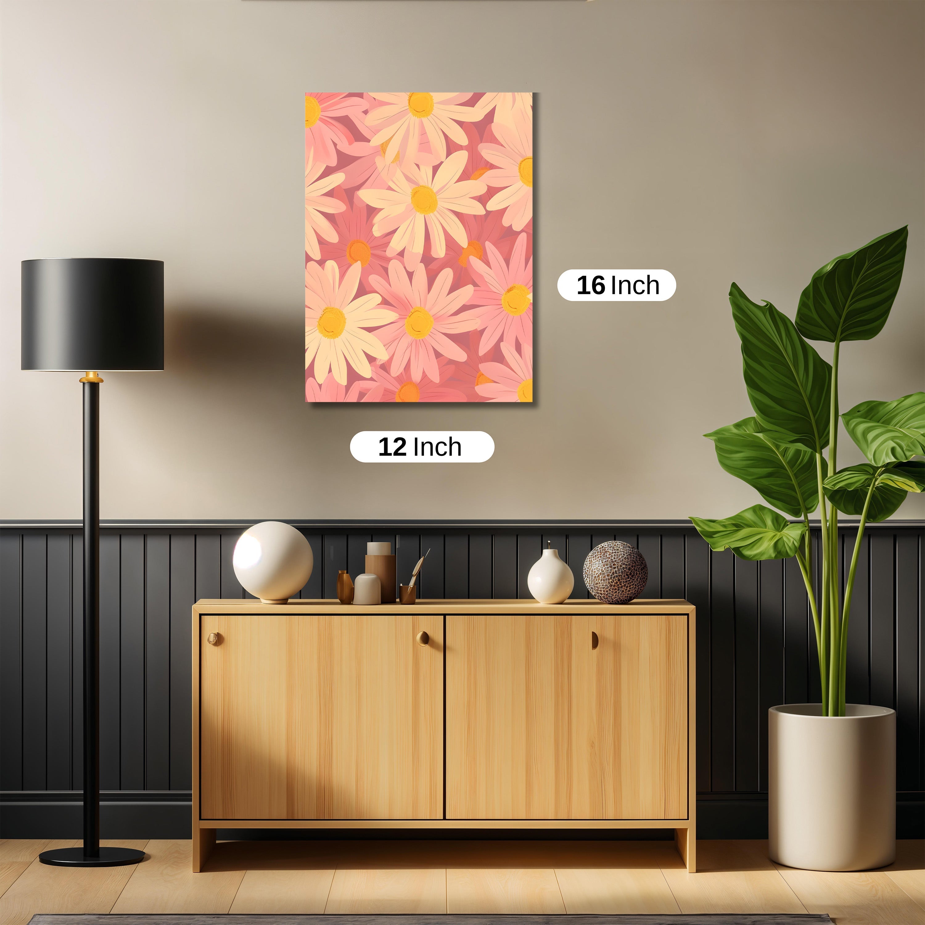 Floral pattern artwork