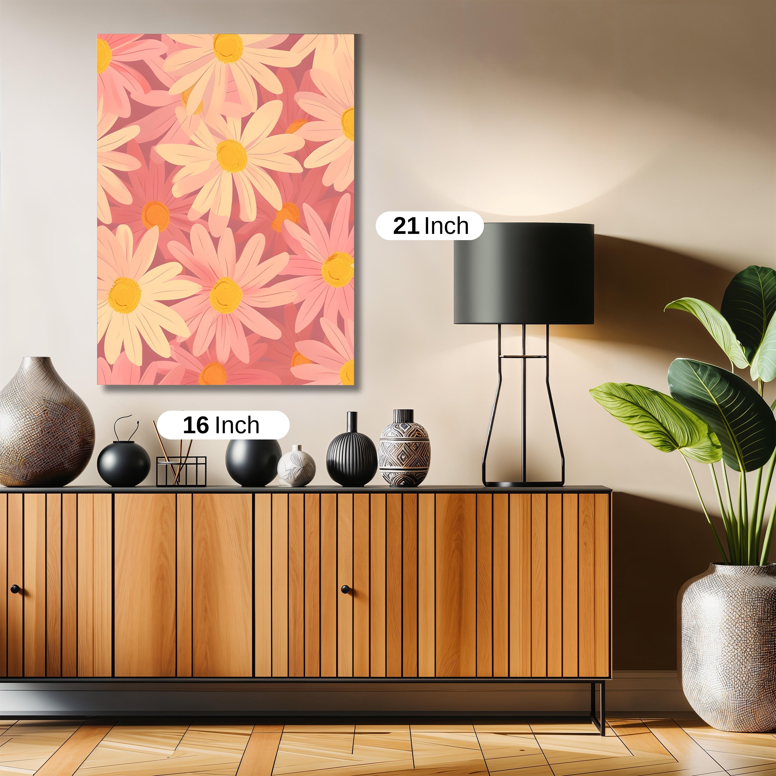 Floral pattern artwork