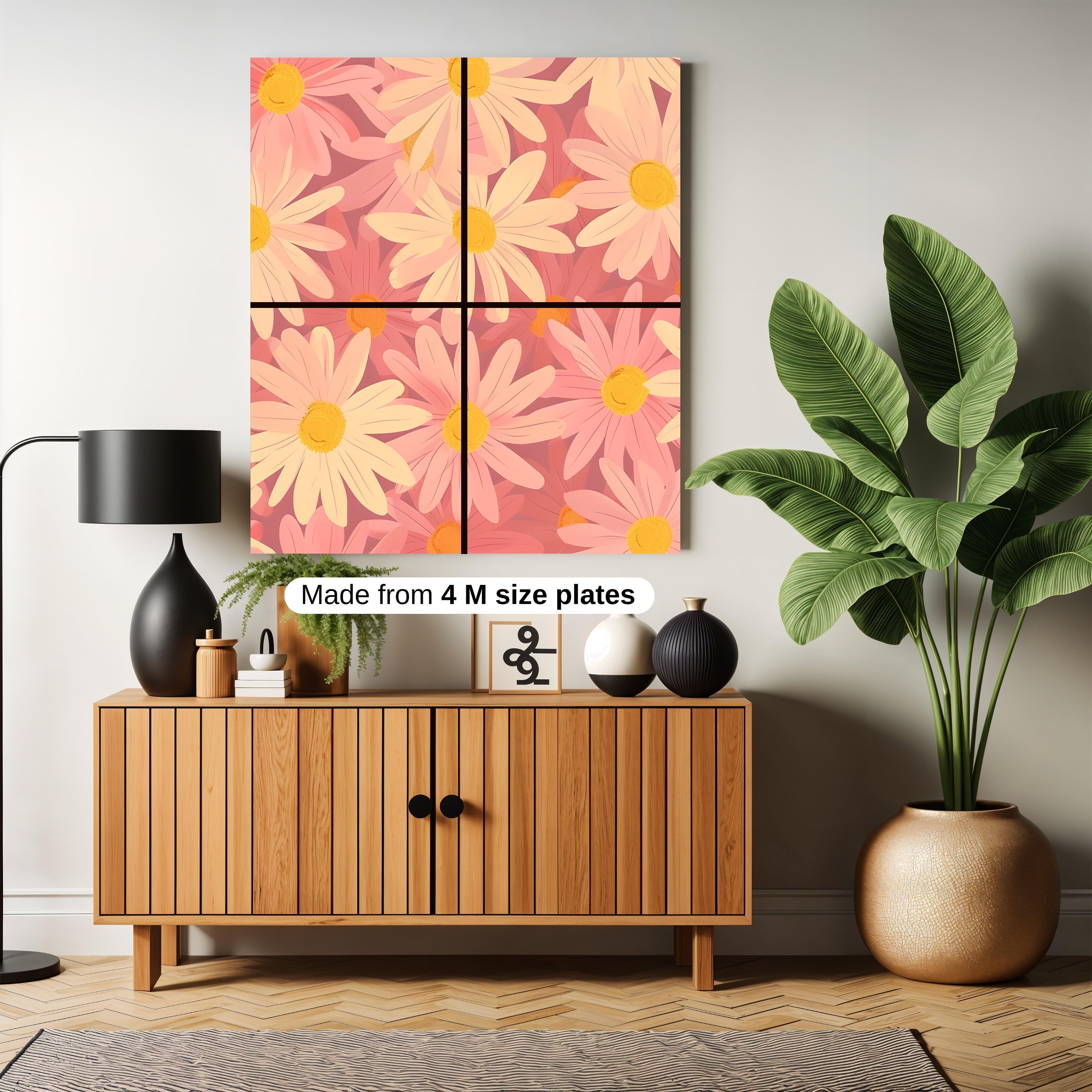 Floral pattern artwork