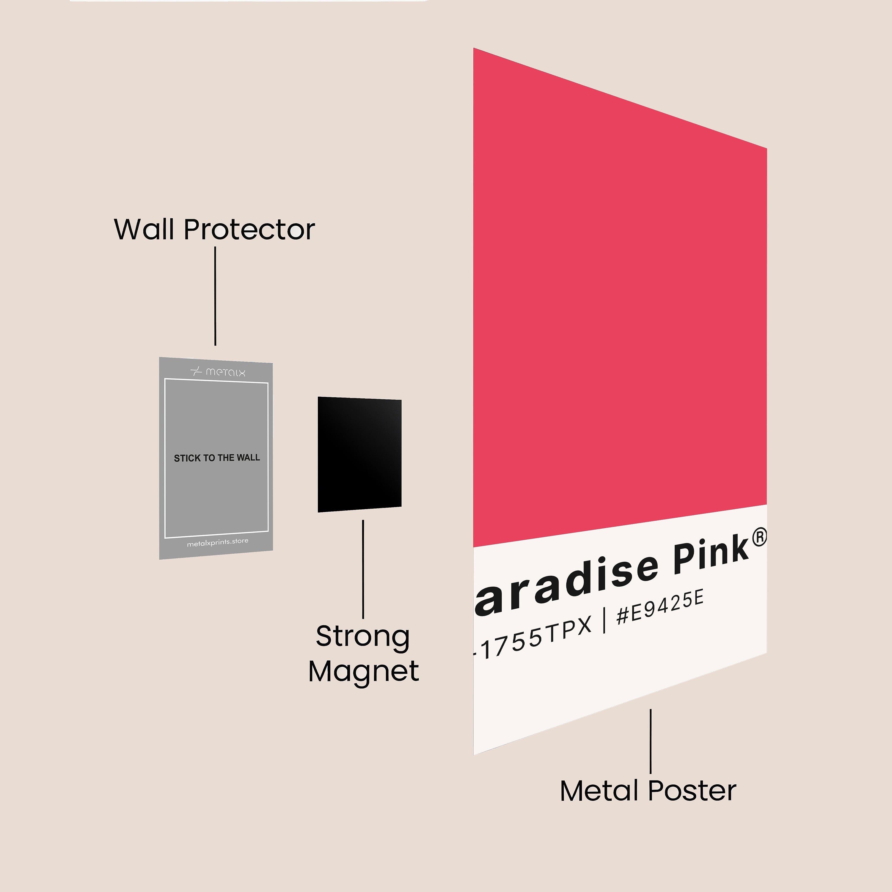 Paradise Pink color palette