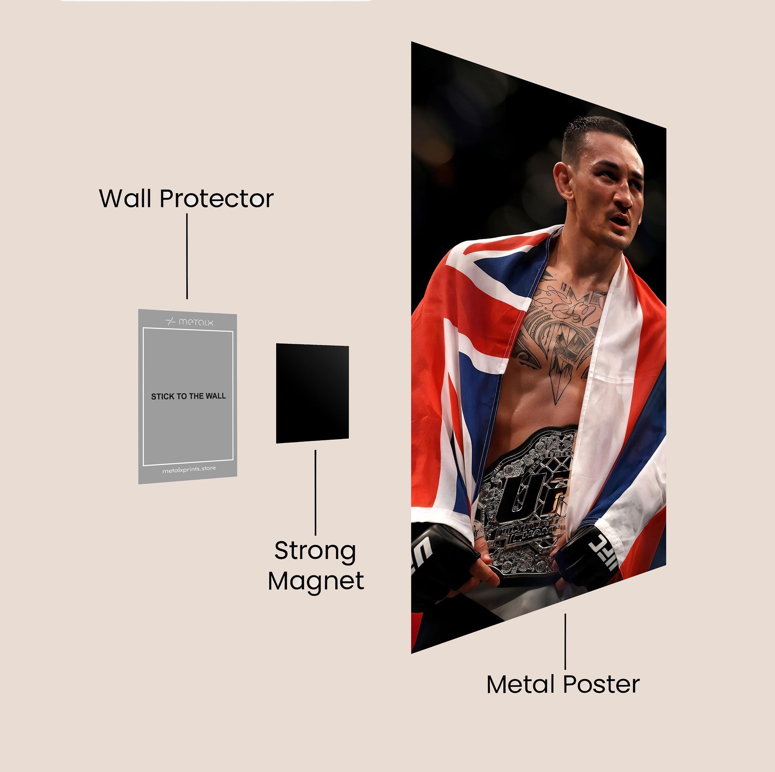 MAX HOLLOWAY UFC POSTER