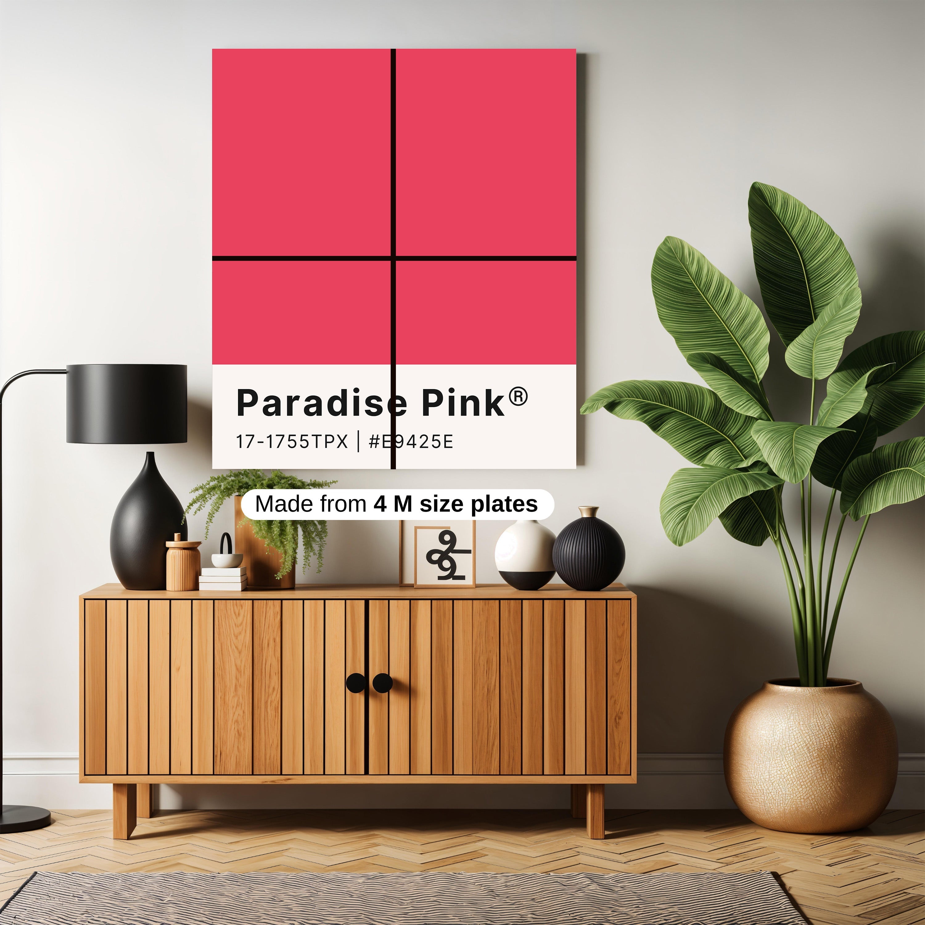 Paradise Pink color palette