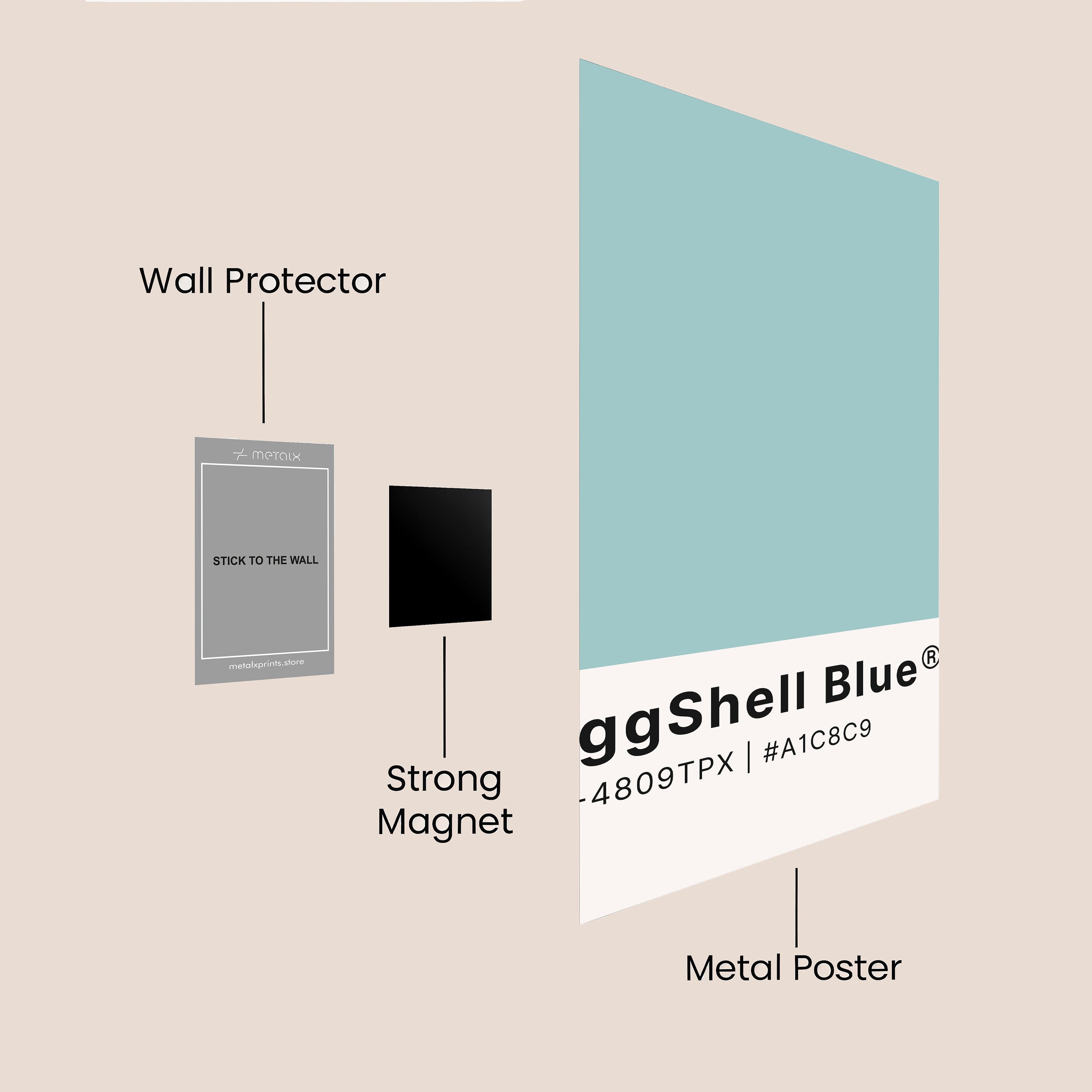 Eggshell Blue color palette