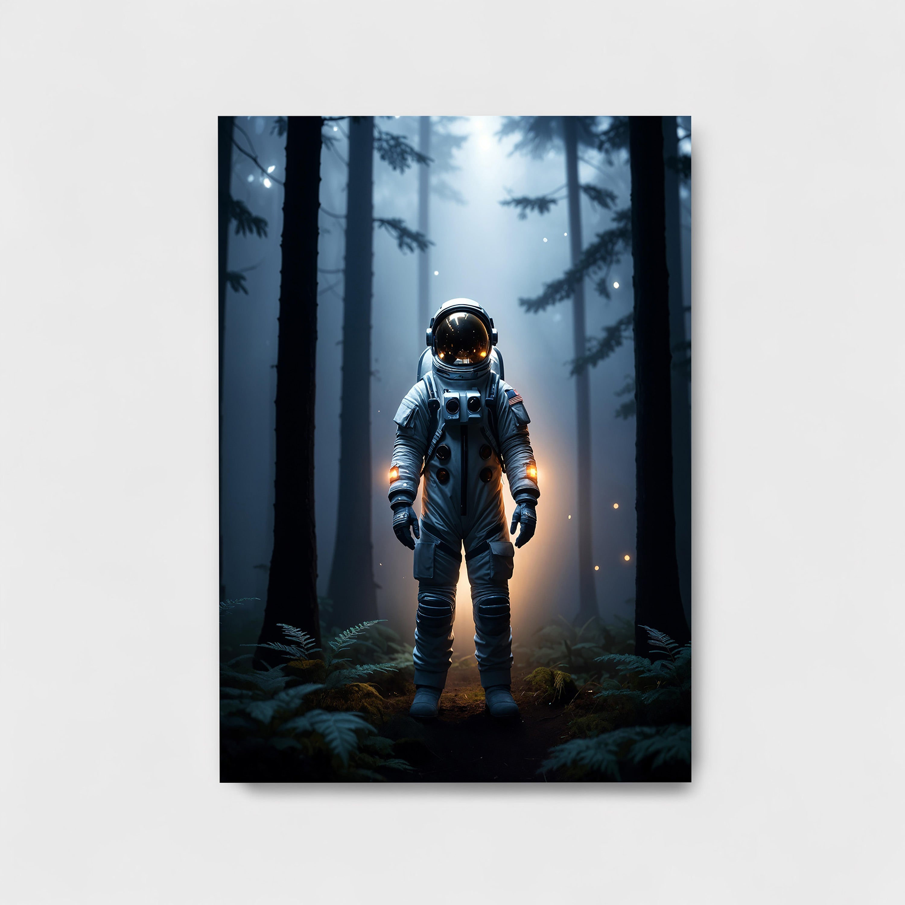 ASTRONAUT ABSTRACT ARTWORK