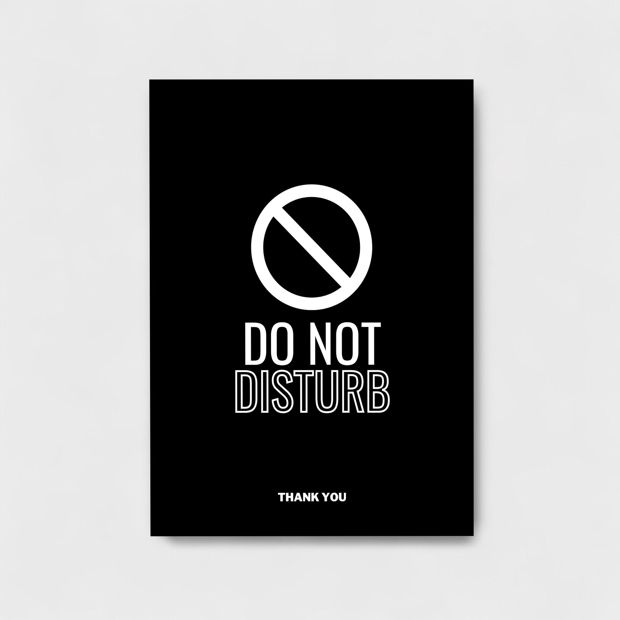 DO NOT DISTURB