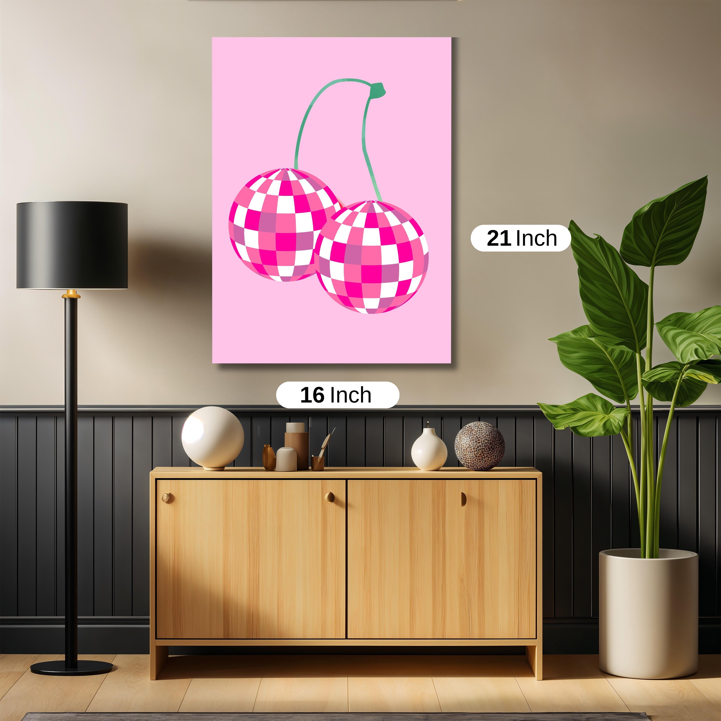Disco cherries art