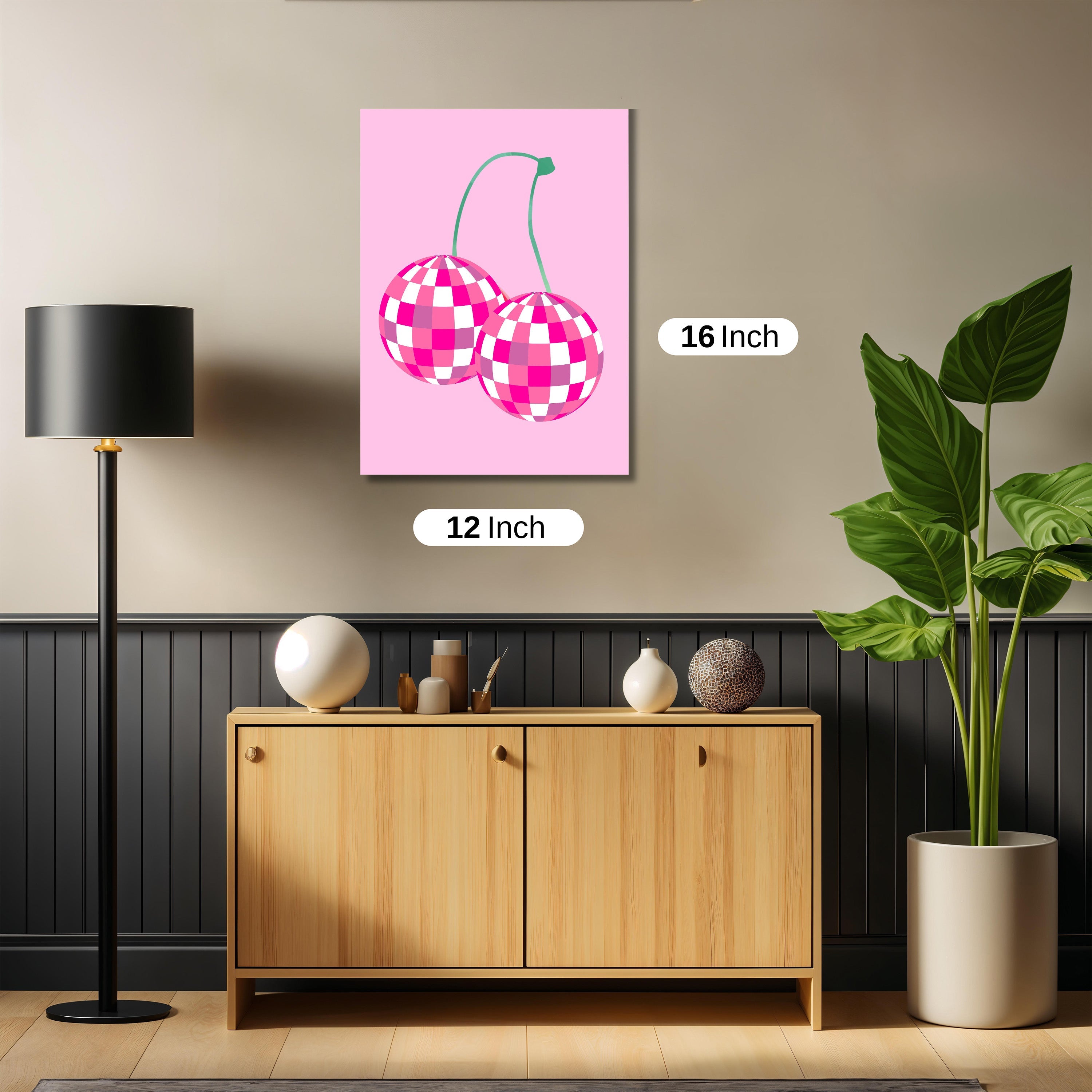 Disco cherries art