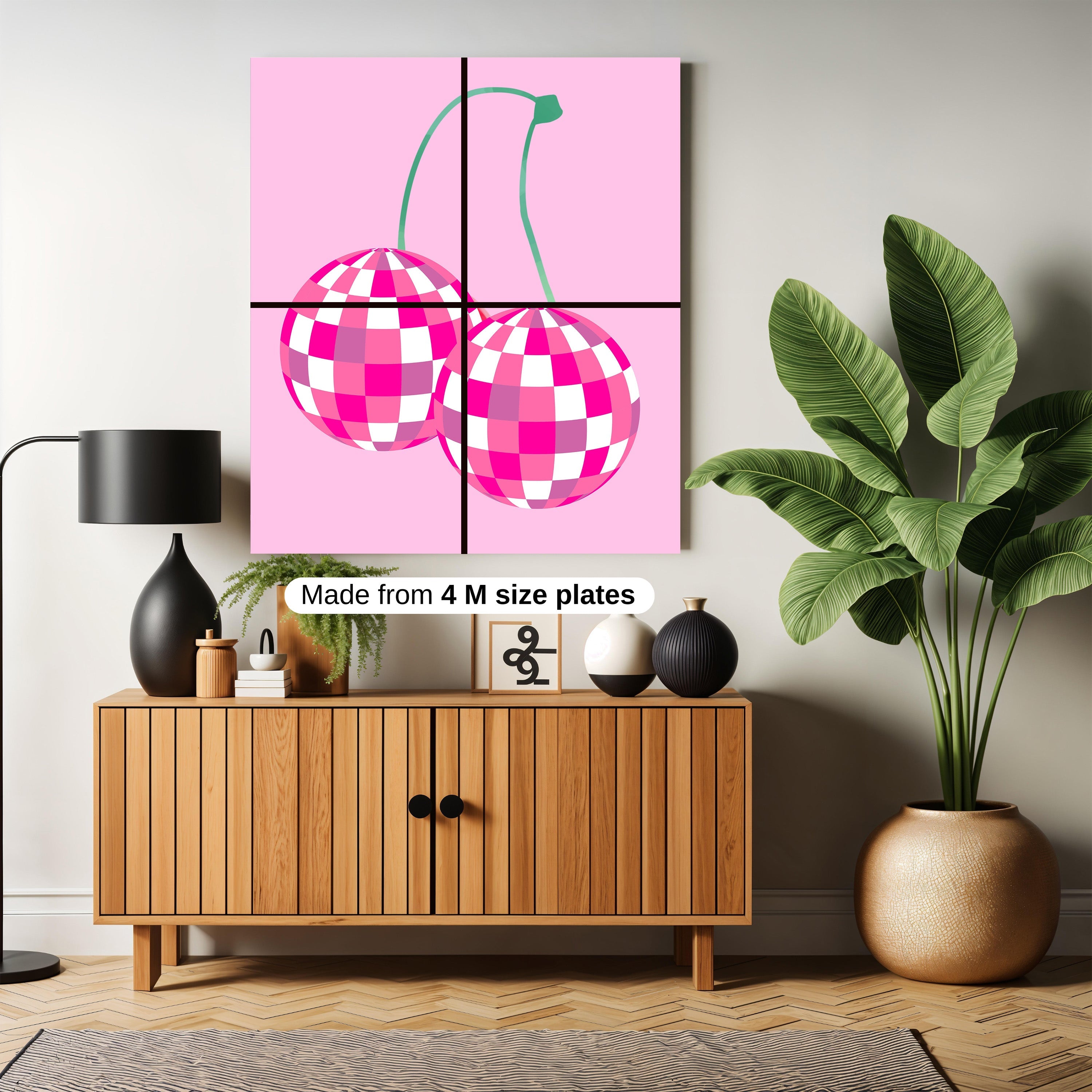 Disco cherries art