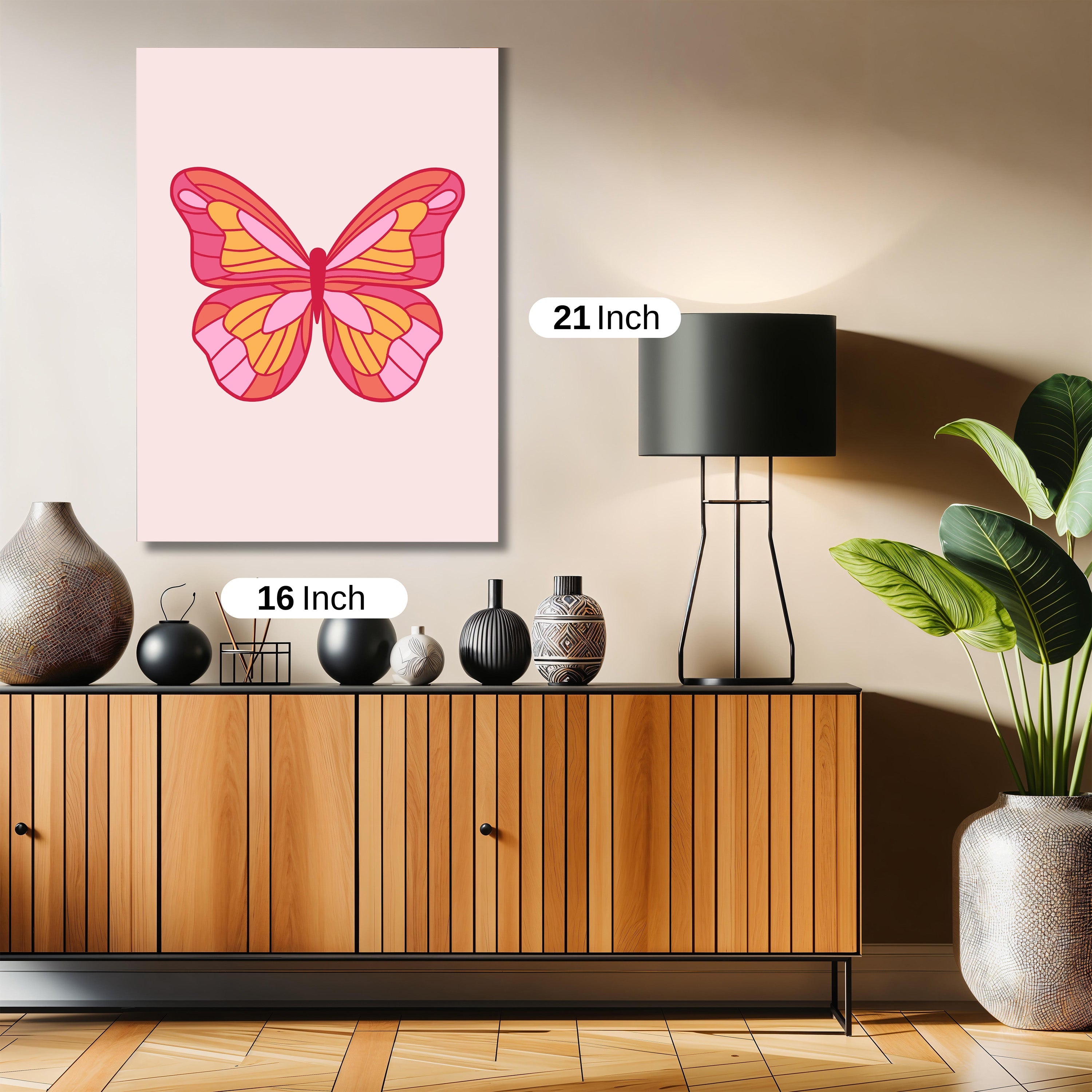 Cute pattern butterfly art