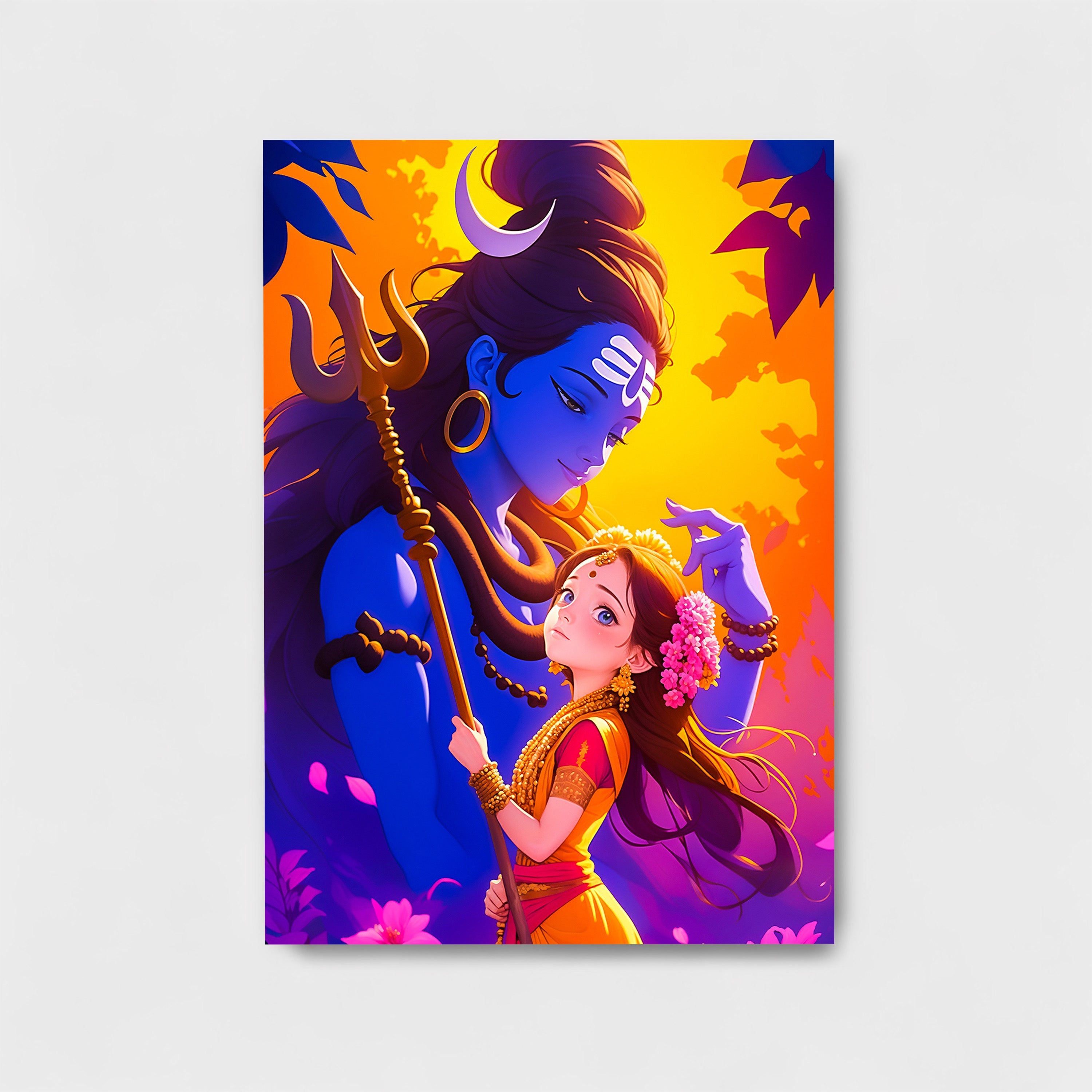 LORD SHIVA AND GODDESS PARVATI
