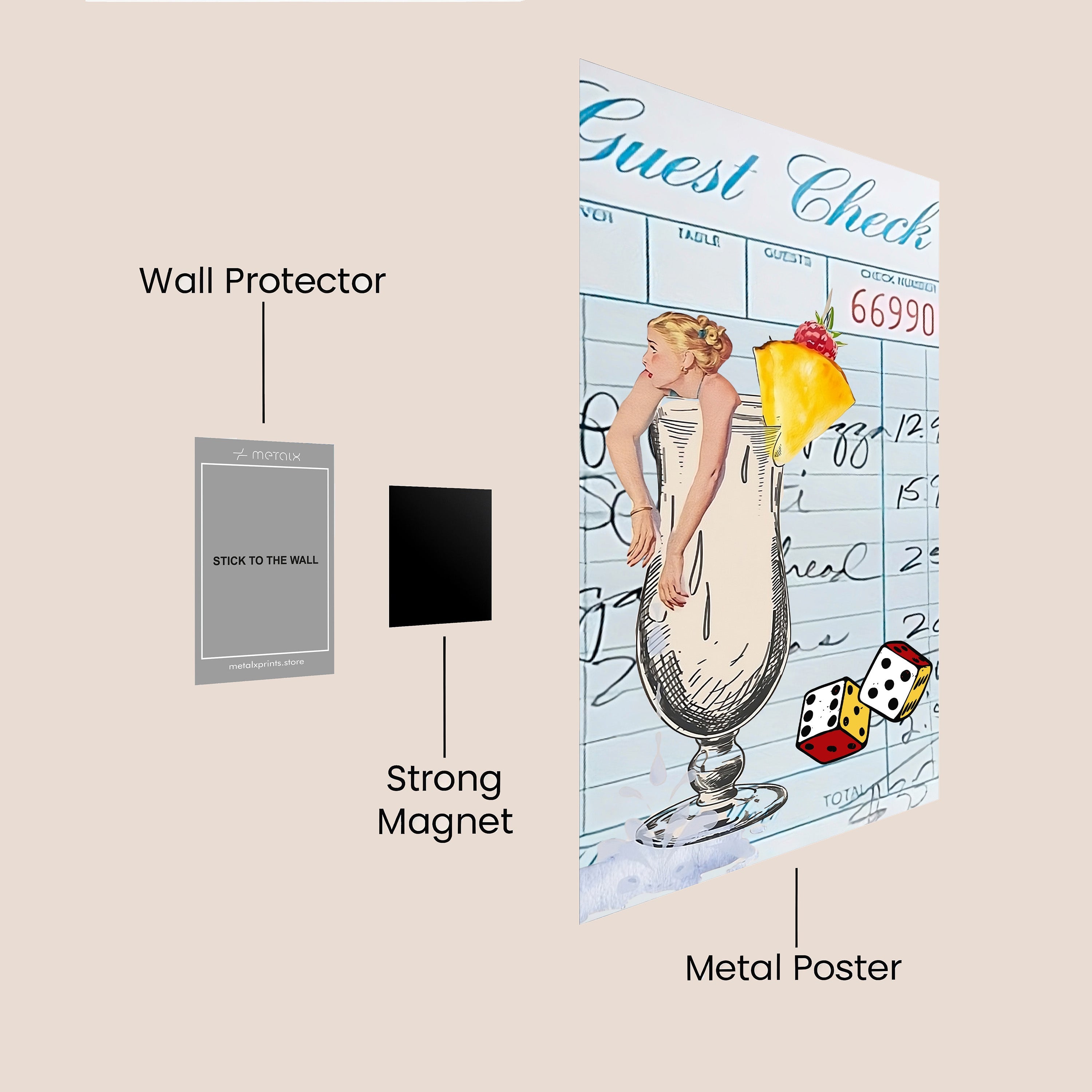 guest check comix artwork