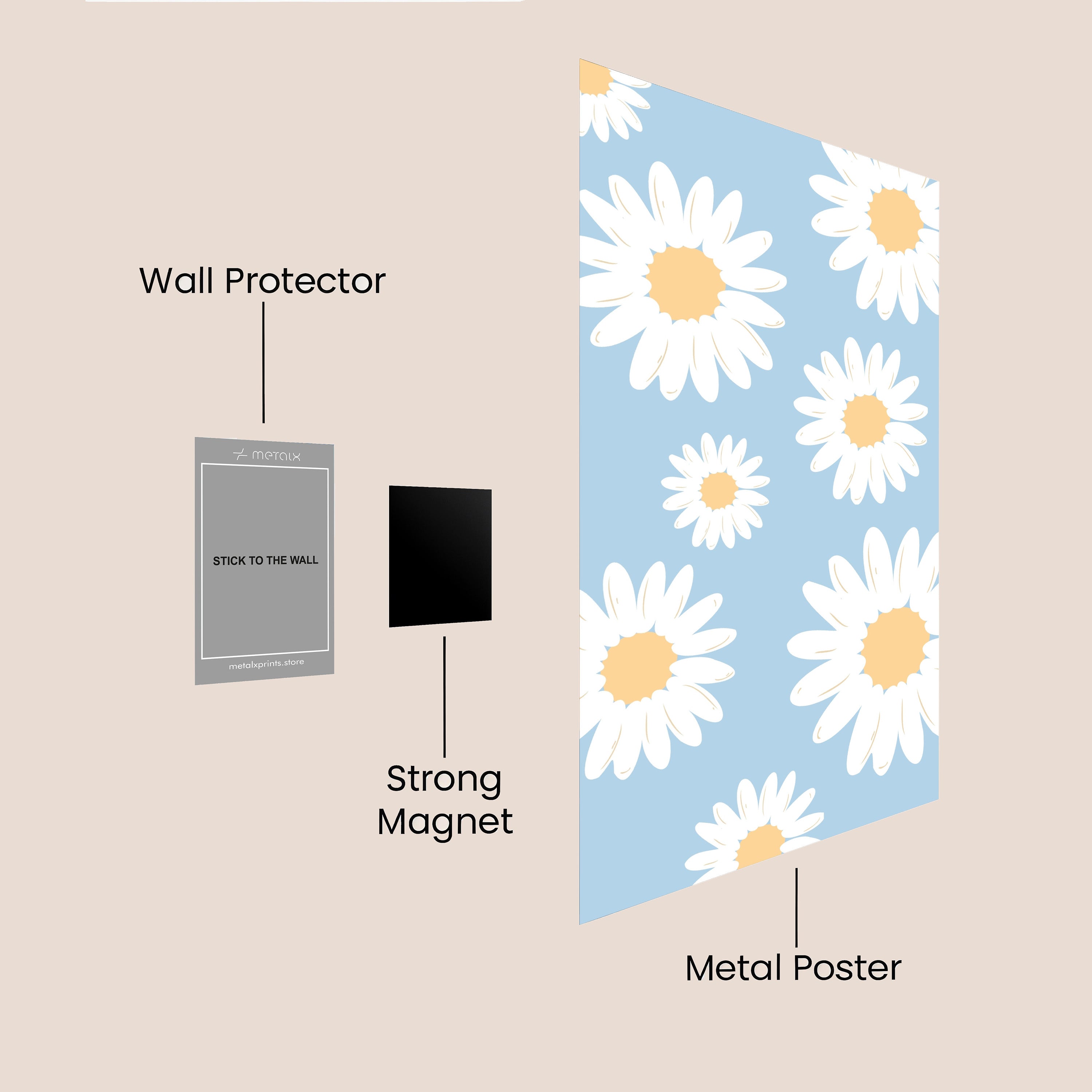 Daisy flower art work