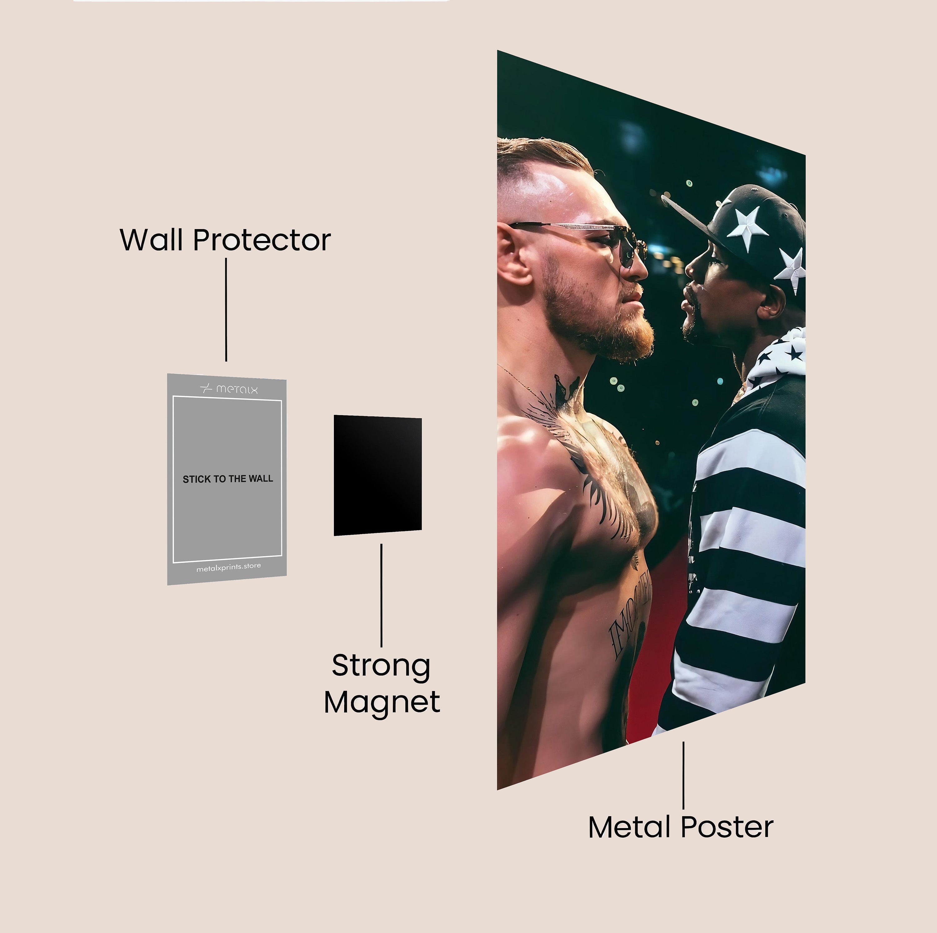 CONOR MCGREGOR VS FLOYD MAYWEATHER JR. FACEOFF