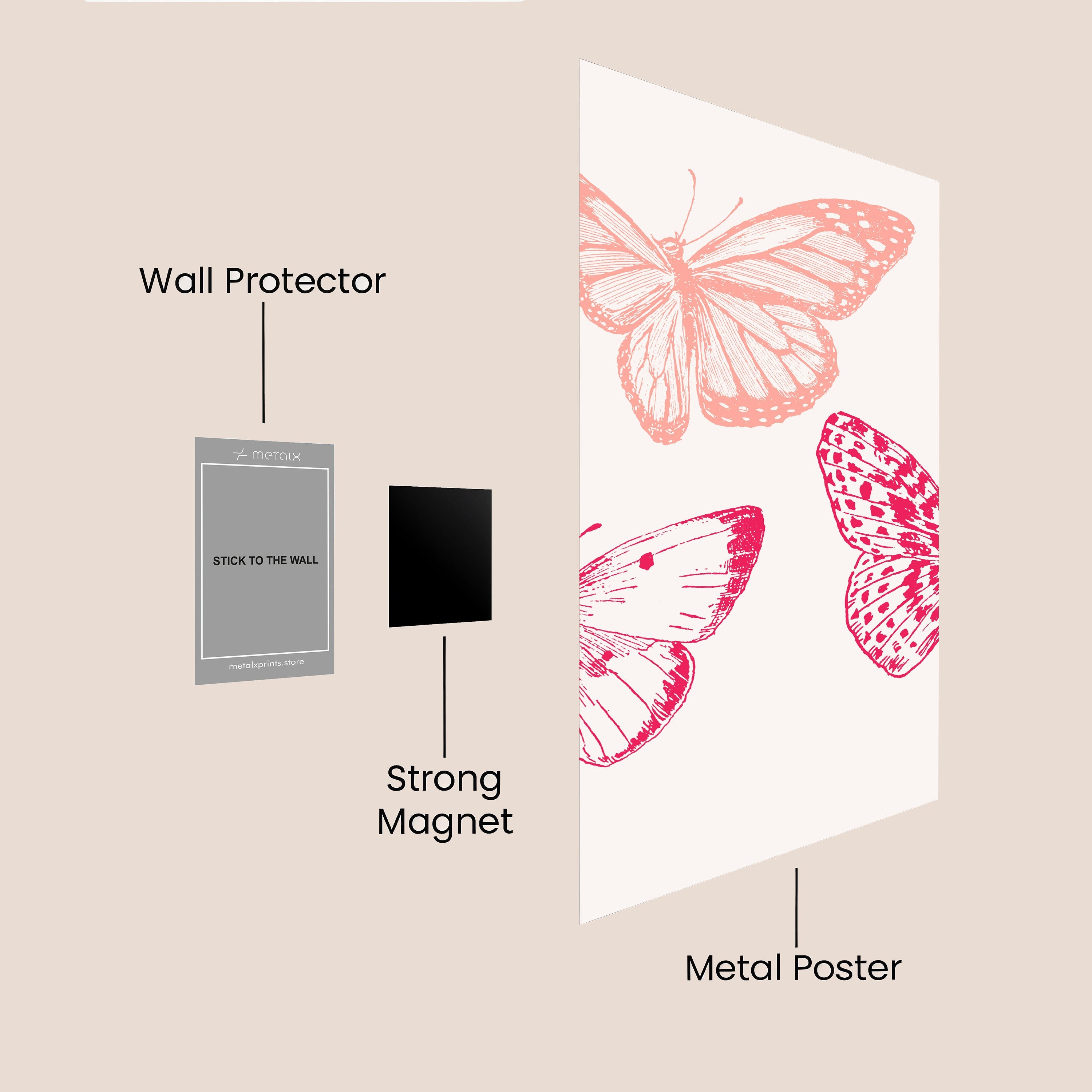 Butterfly room decor art work