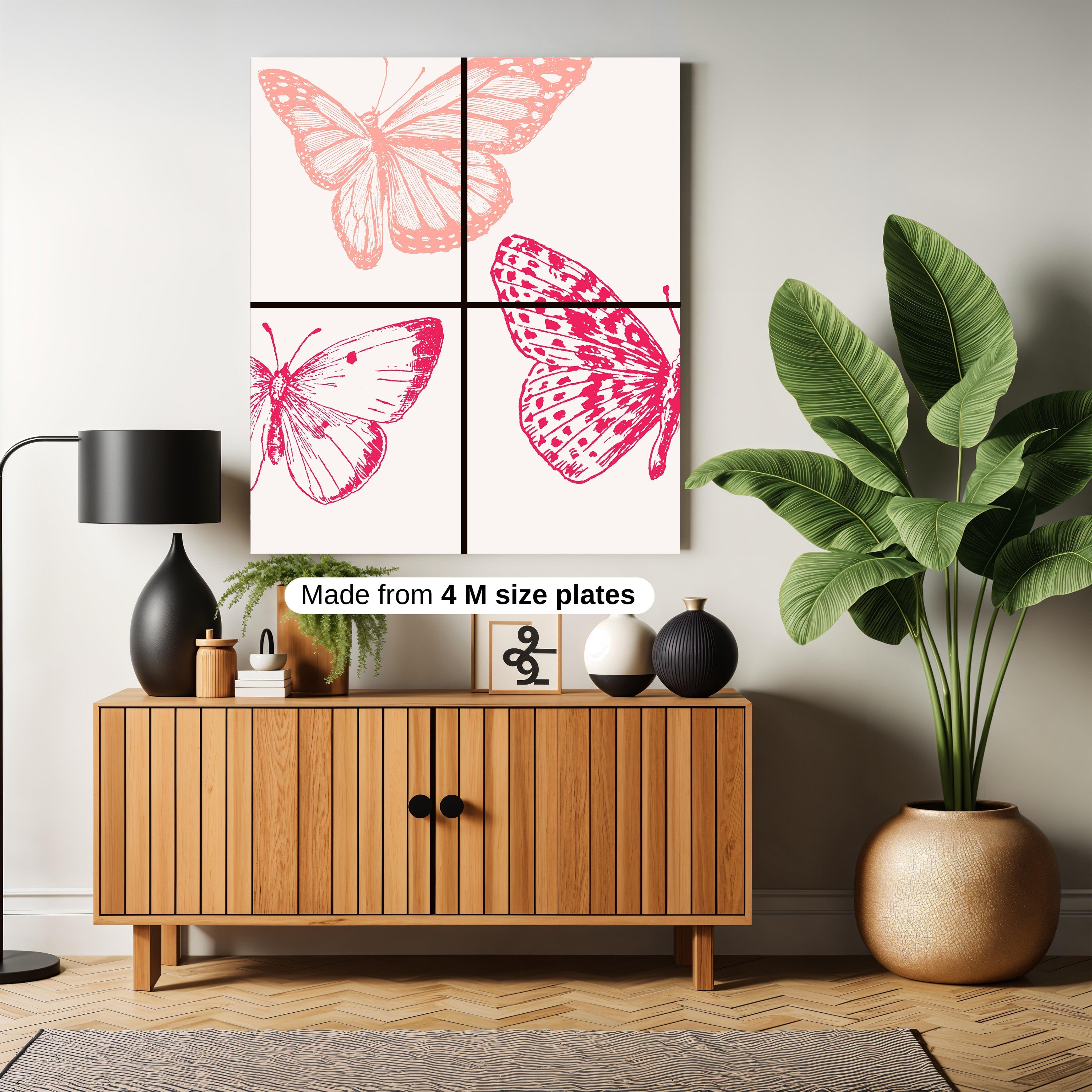Butterfly room decor art work