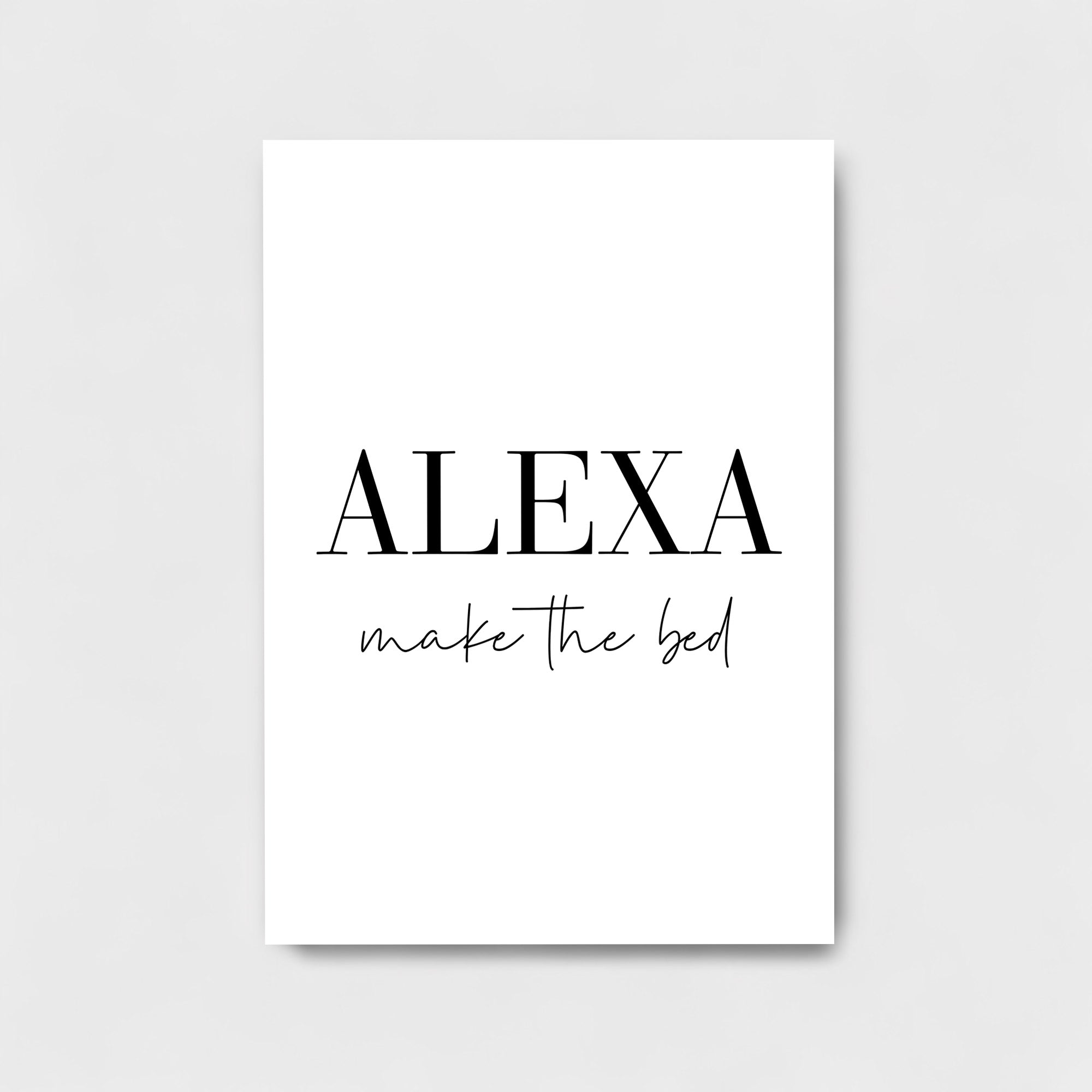 ALEXA MAKE THE BED