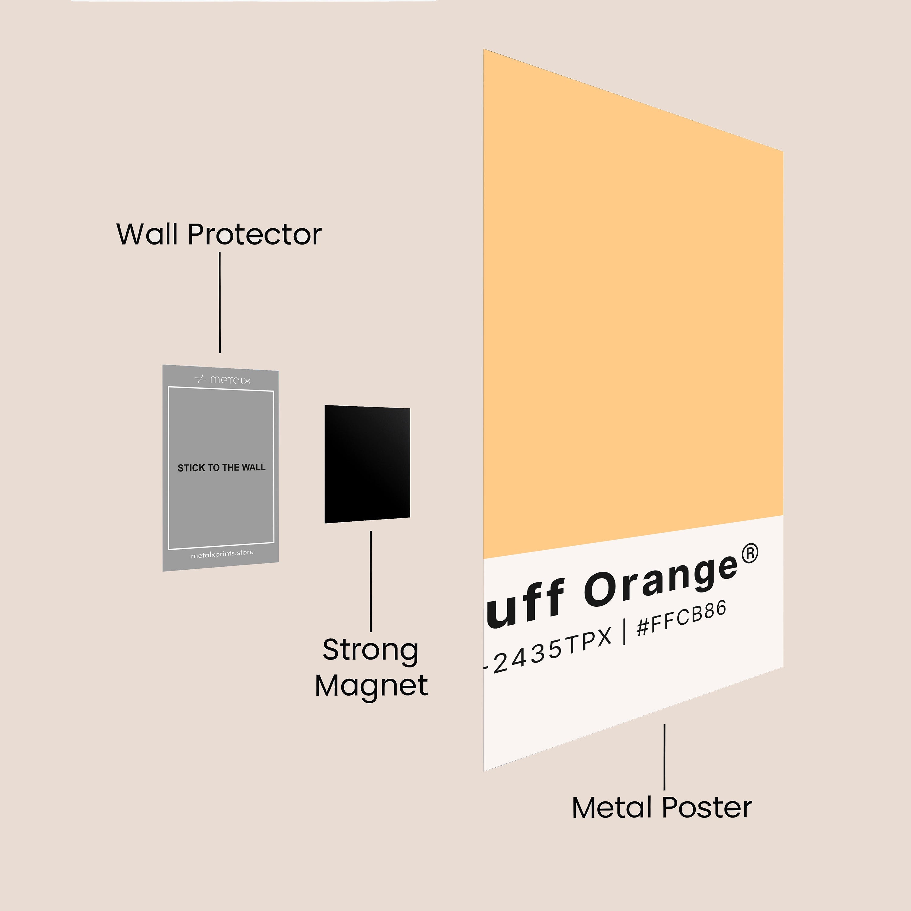 Buff orange color palette