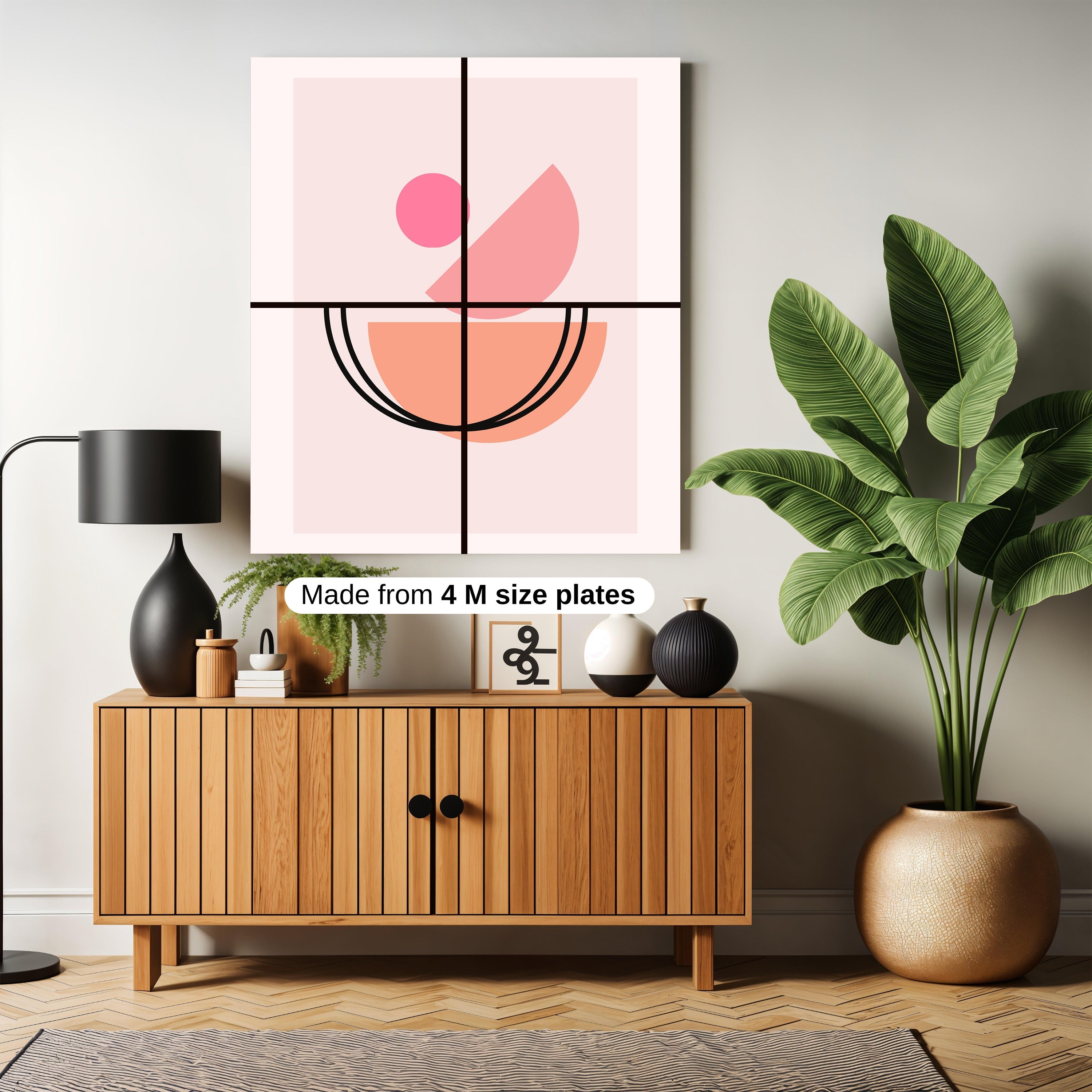 Geometric vector art work