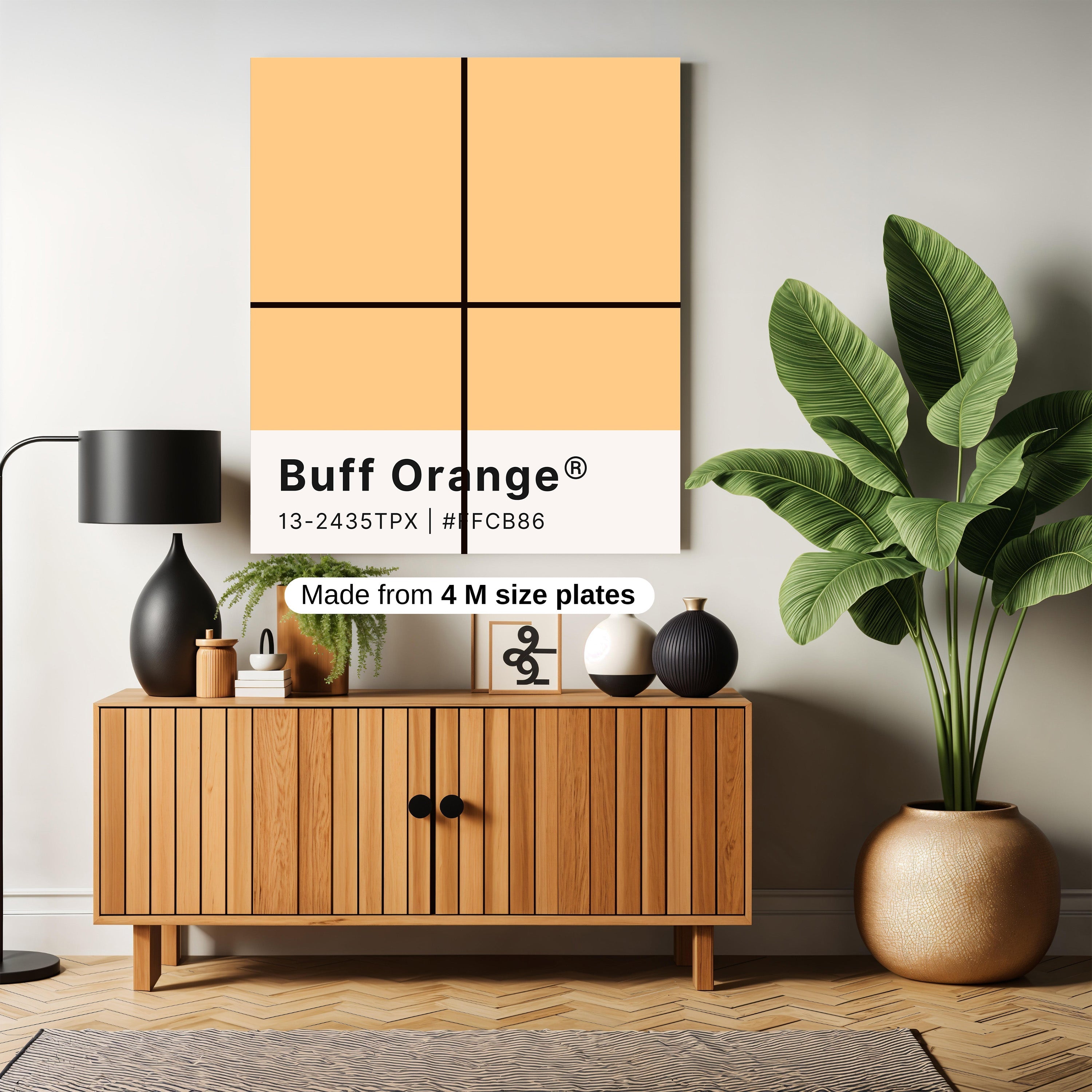 Buff orange color palette