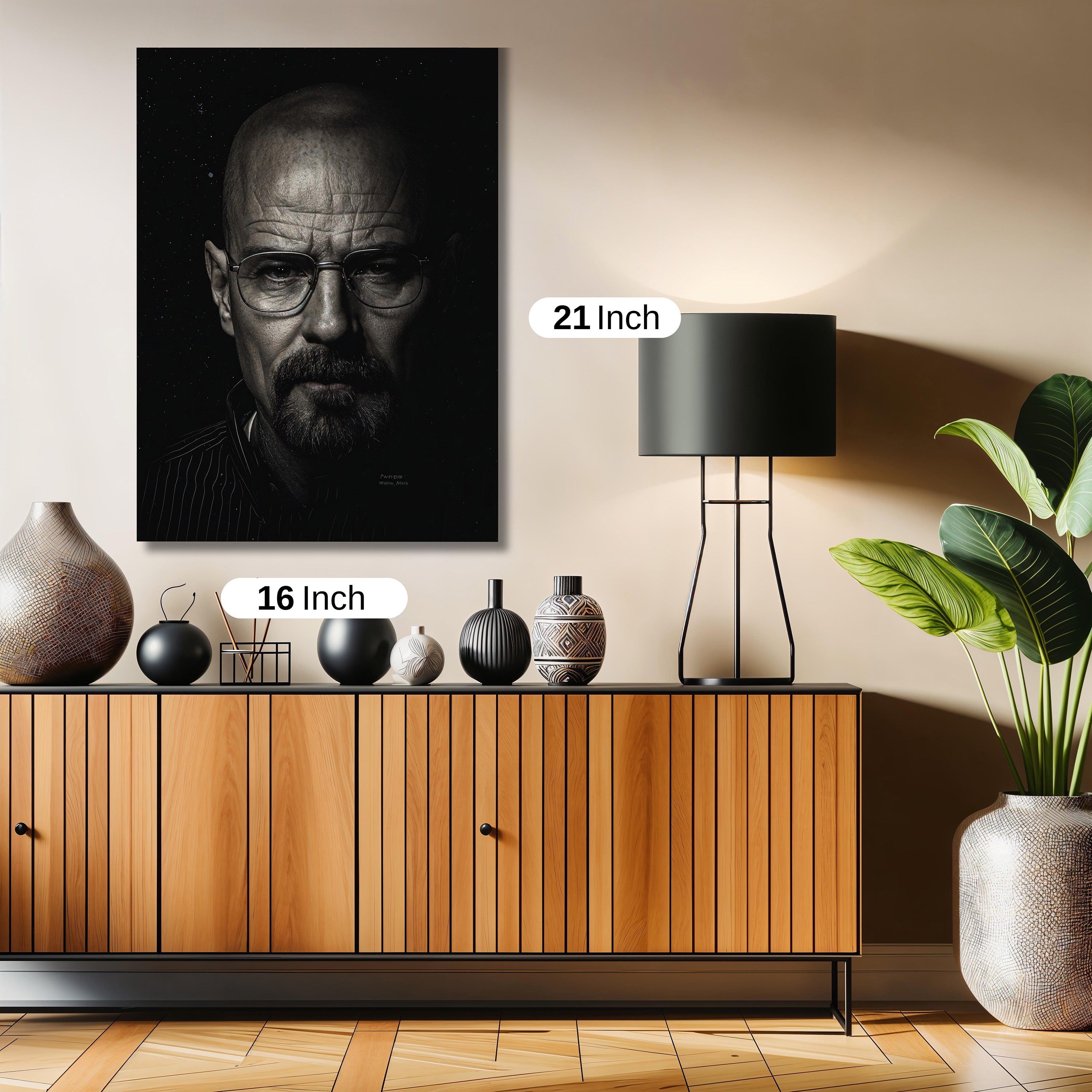walter white breaking bad poster