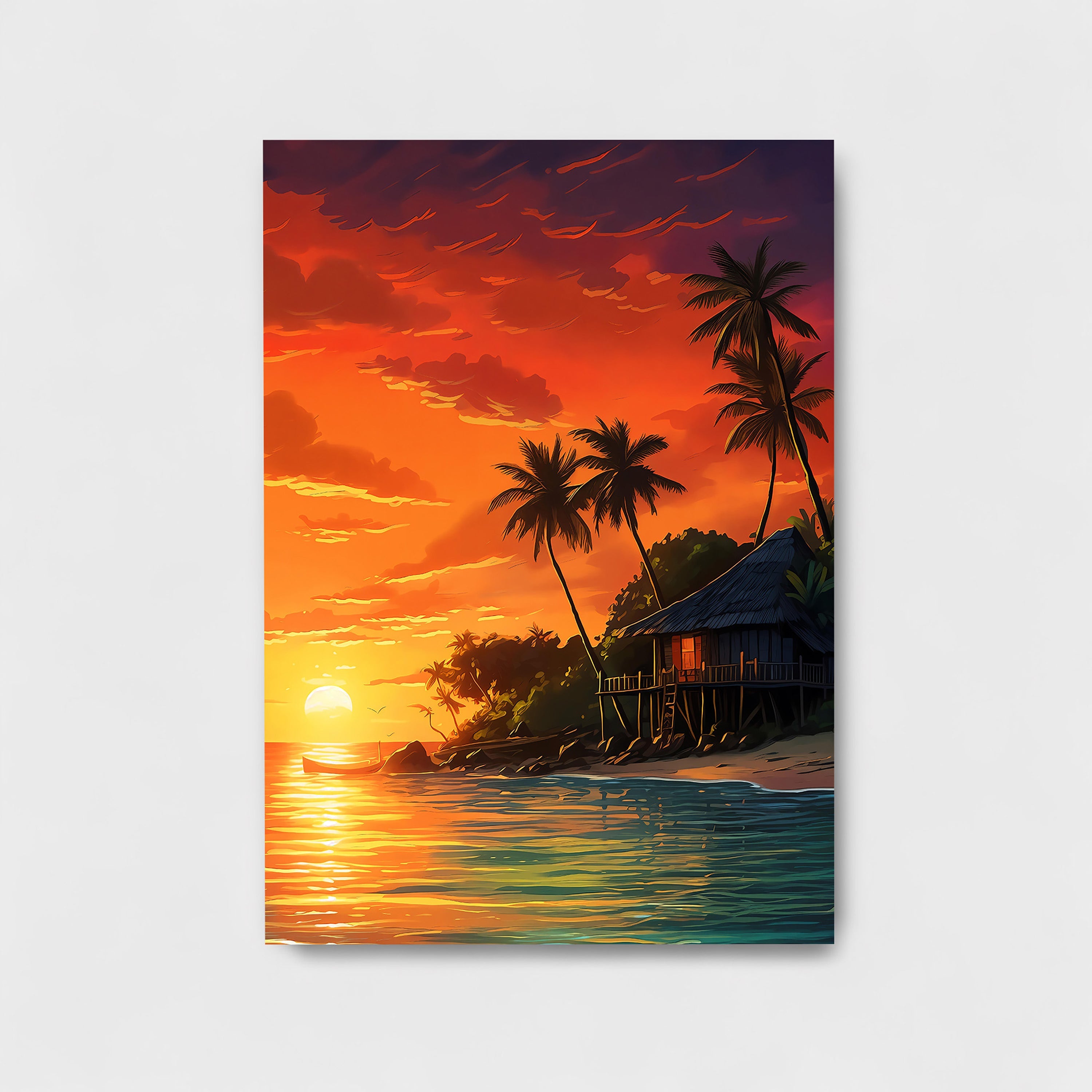 SUNSET AT BEACH HOUSE