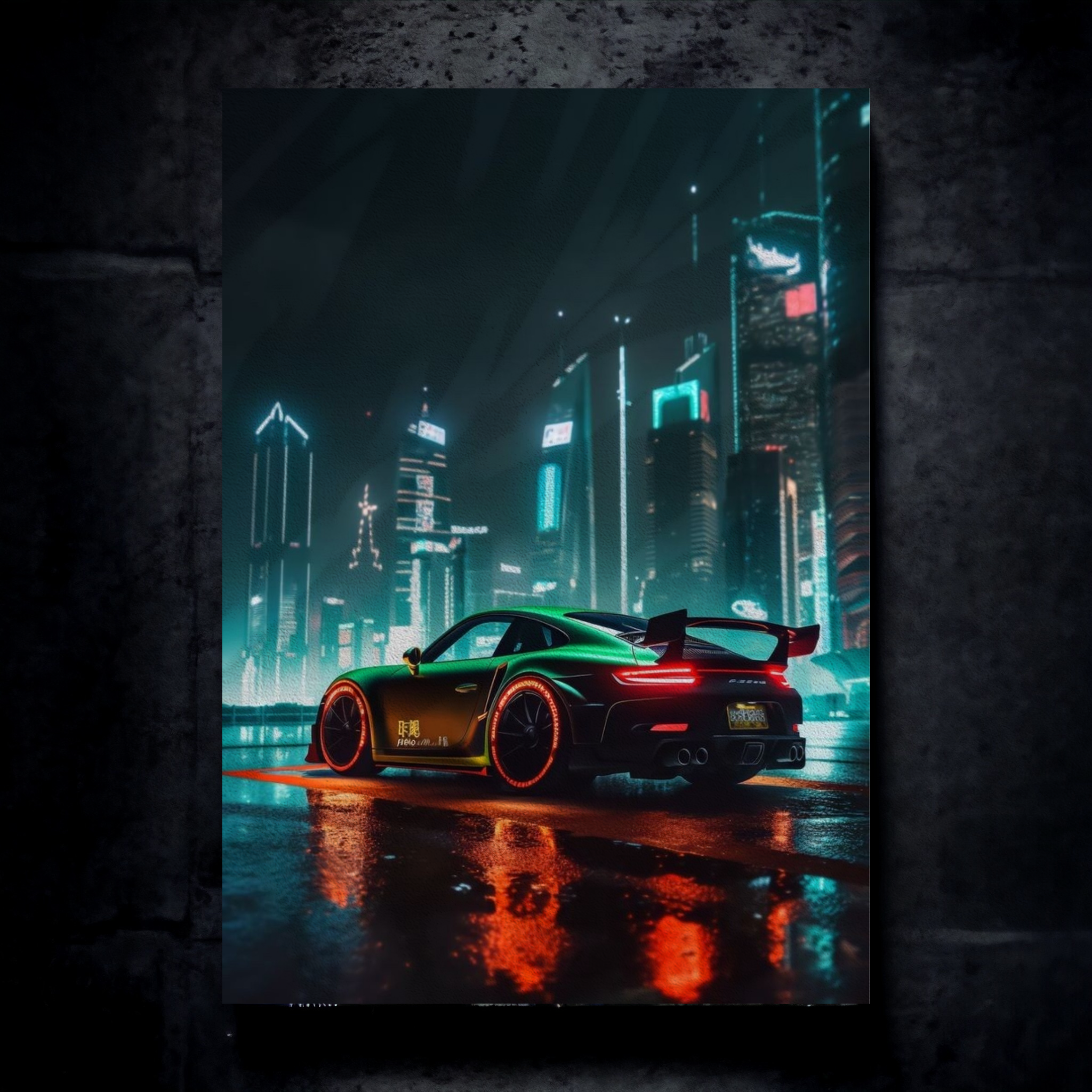 Cyberpunk Porsche