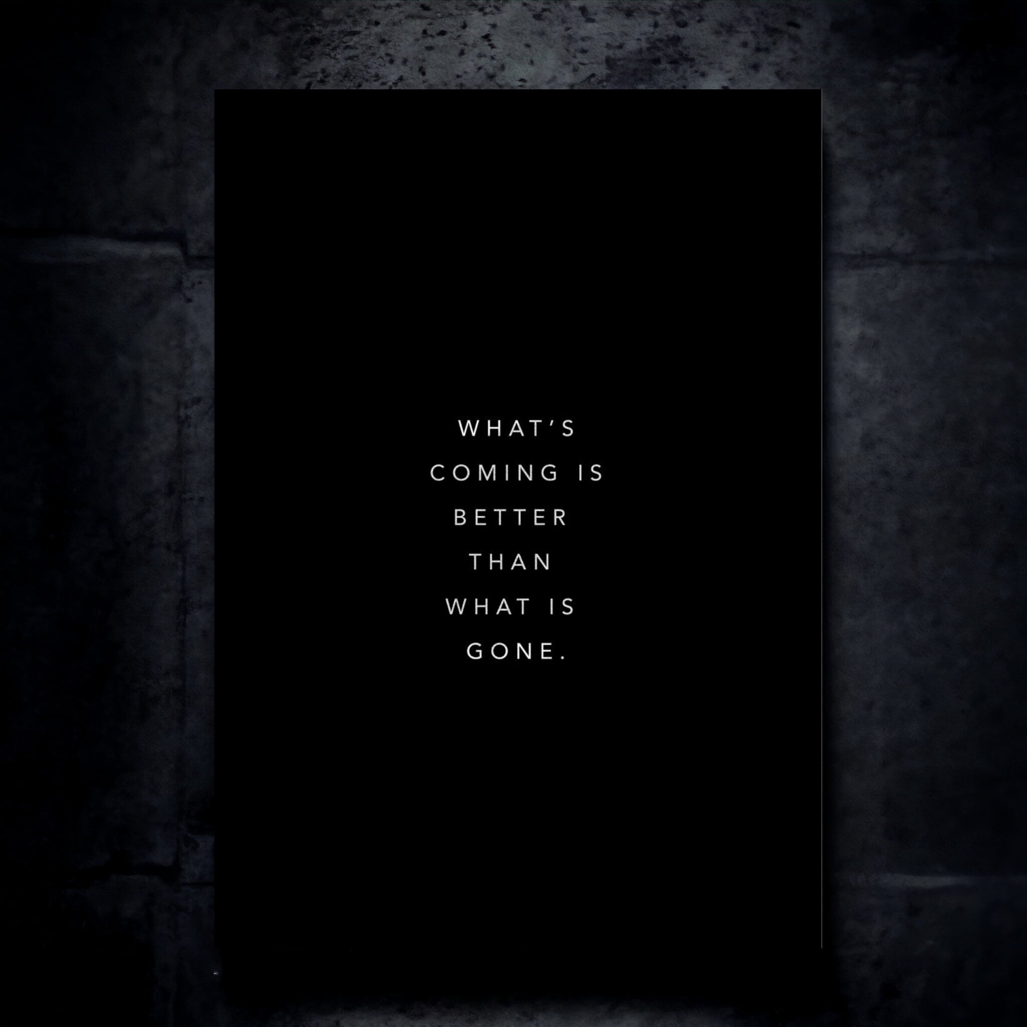 What's coming is Better