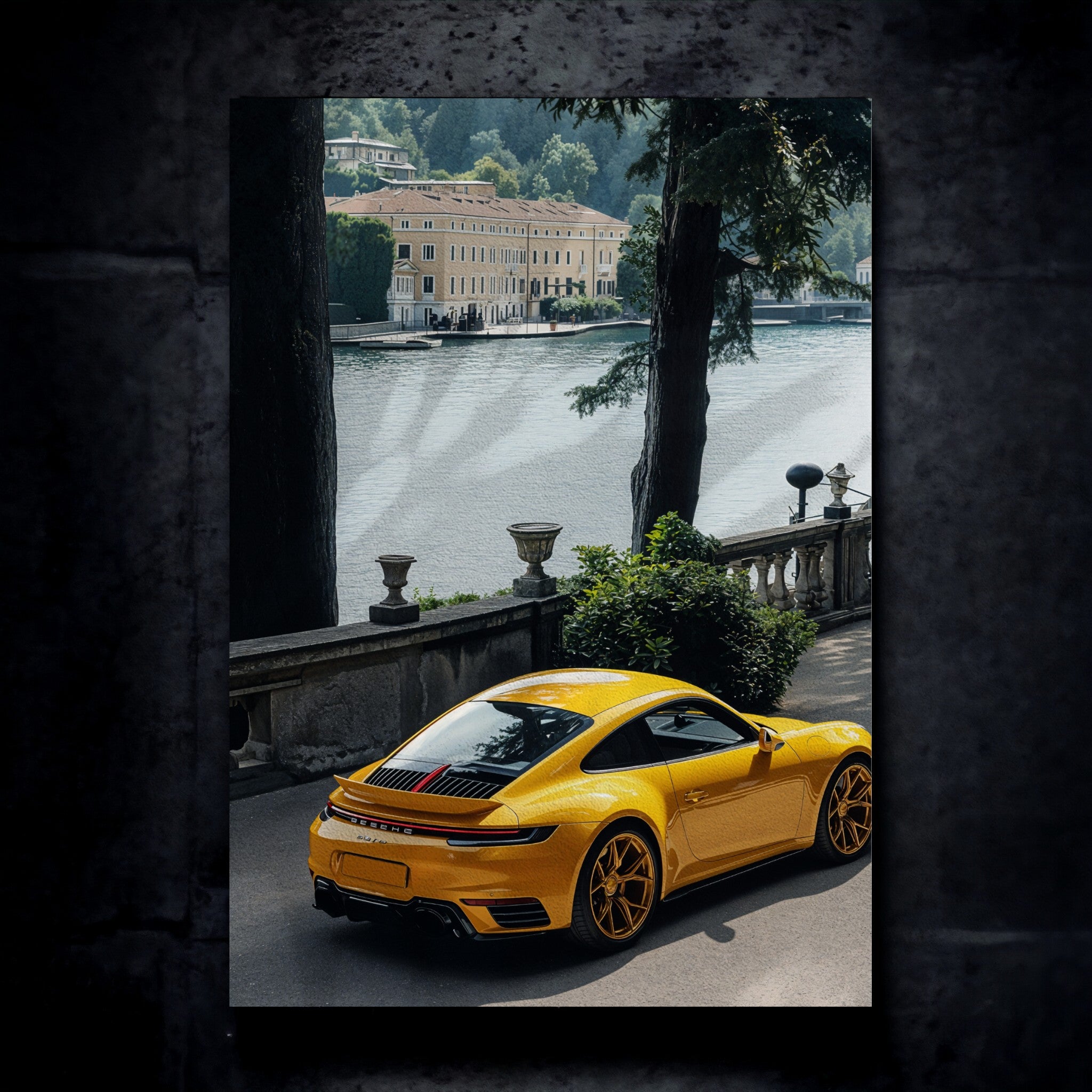 Porsche 911 yellow