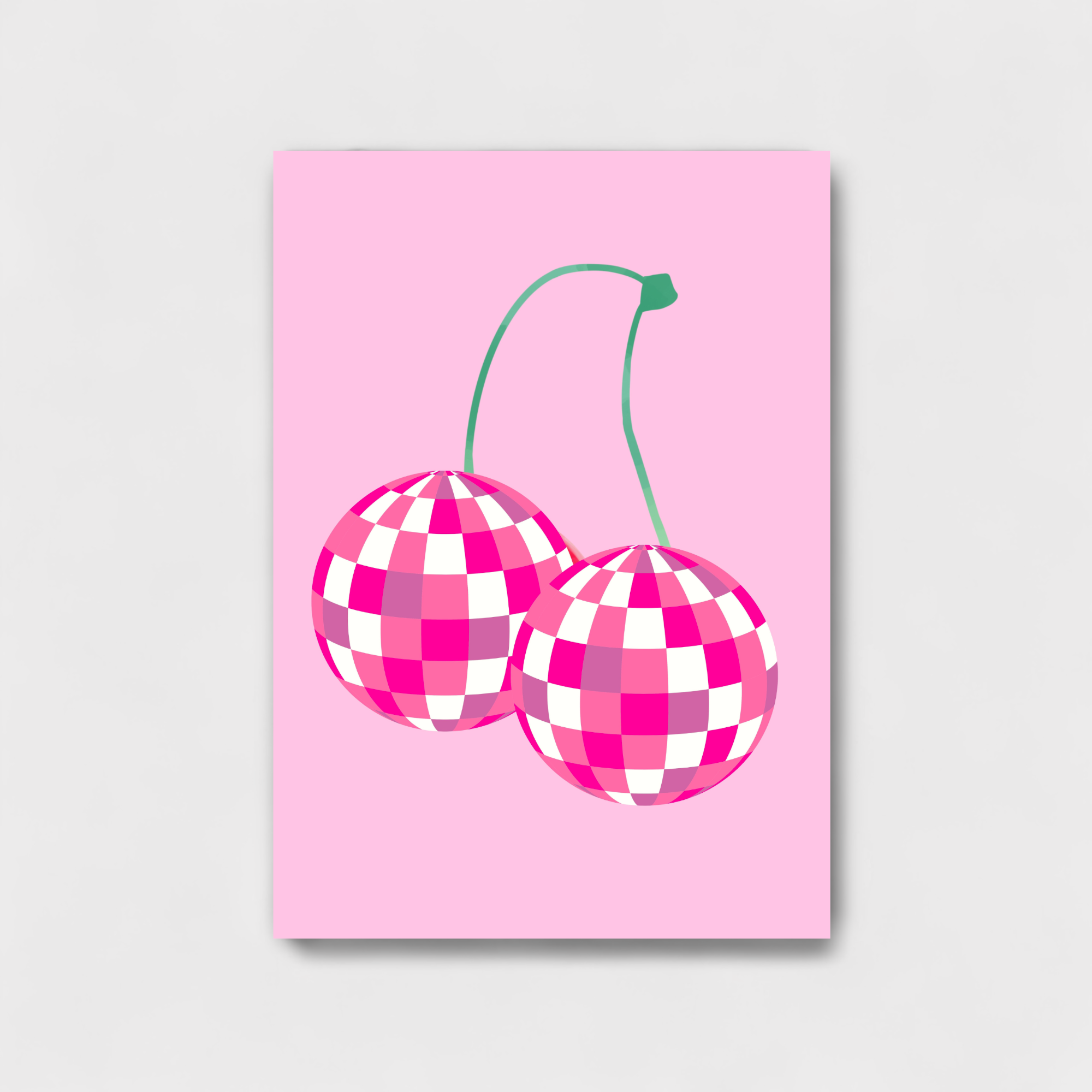 Disco cherries art