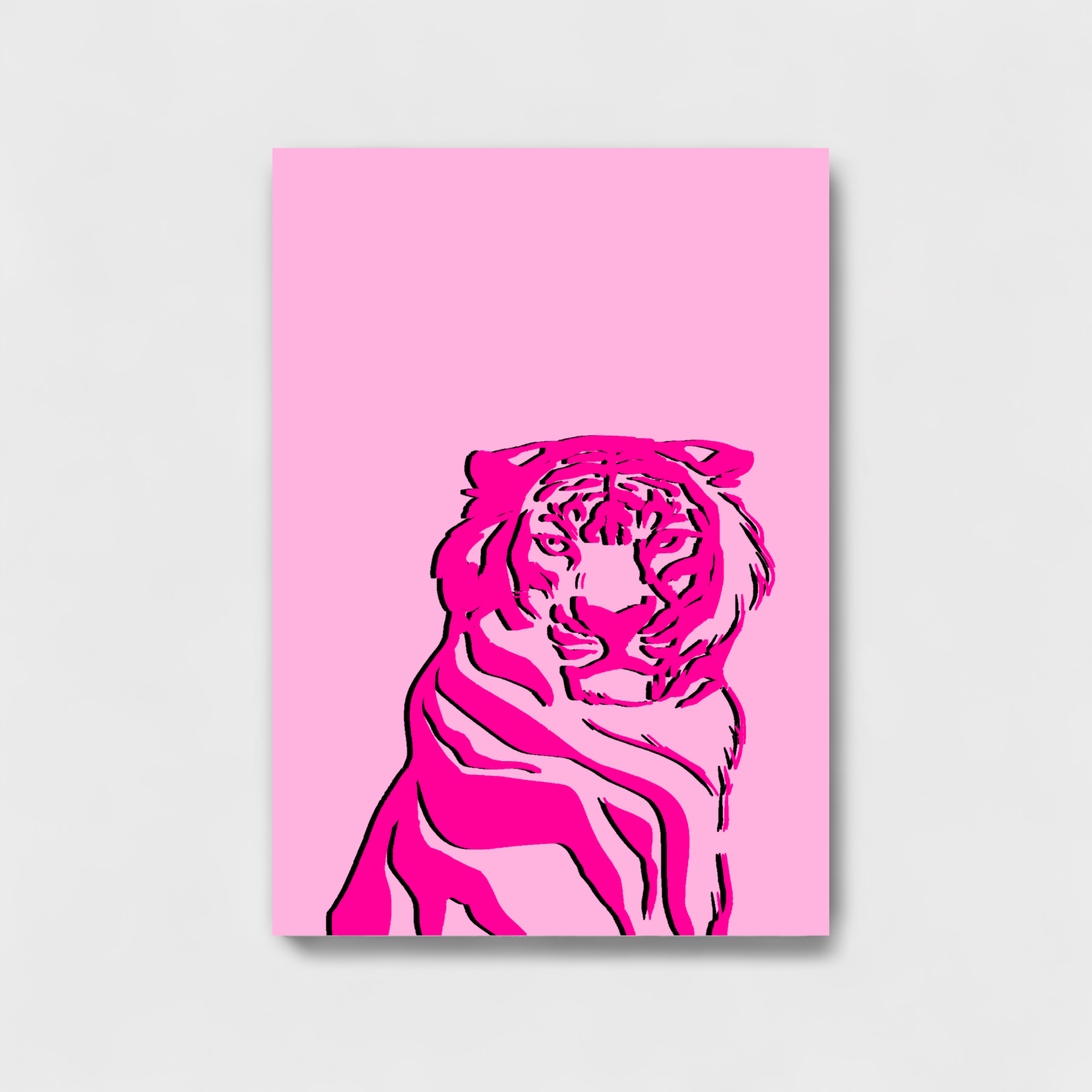 Pink Tiger art work
