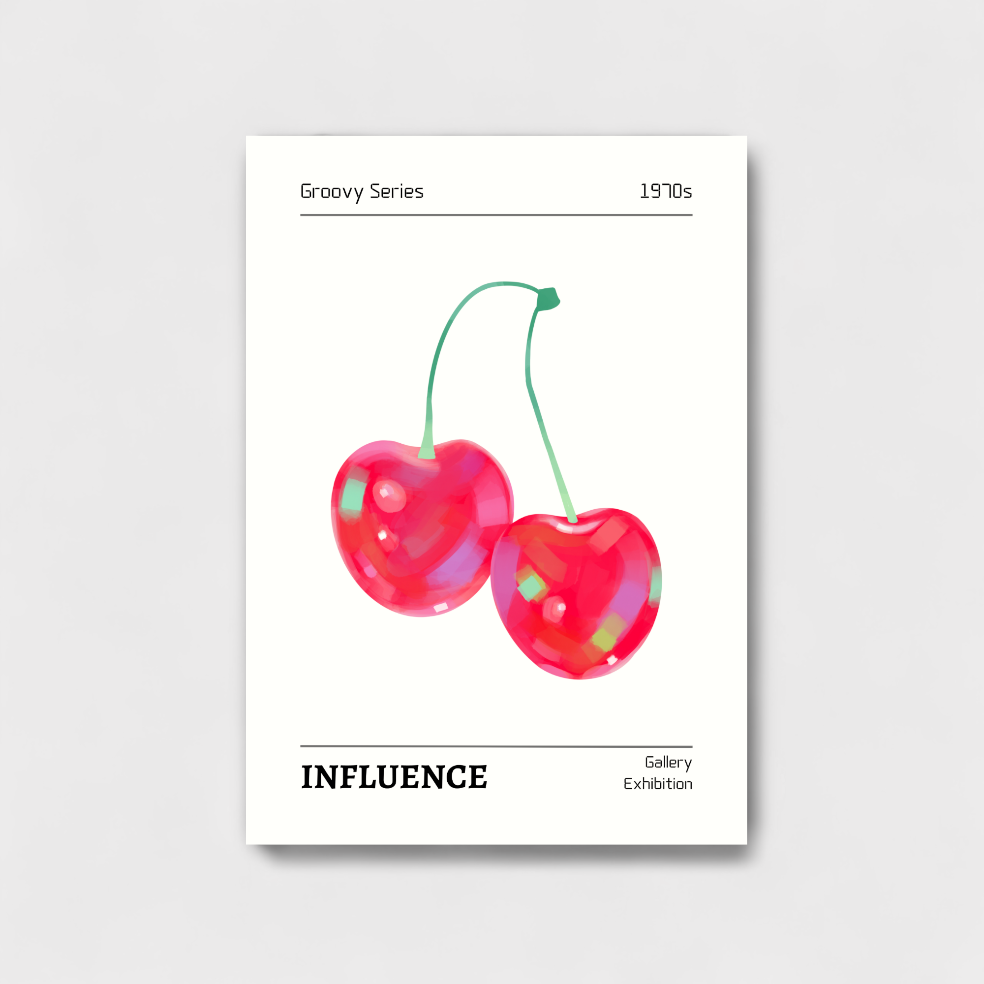 Cherries couple art work